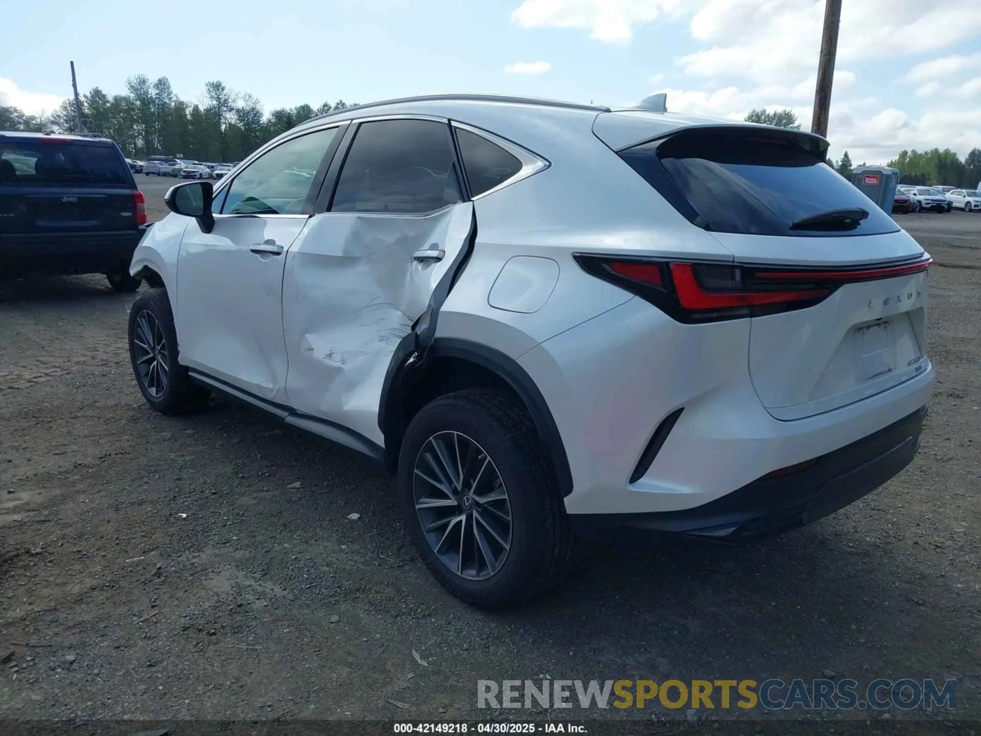 3 Photograph of a damaged car 2T2AGCEZ8NC004511 LEXUS NX 350 2022
