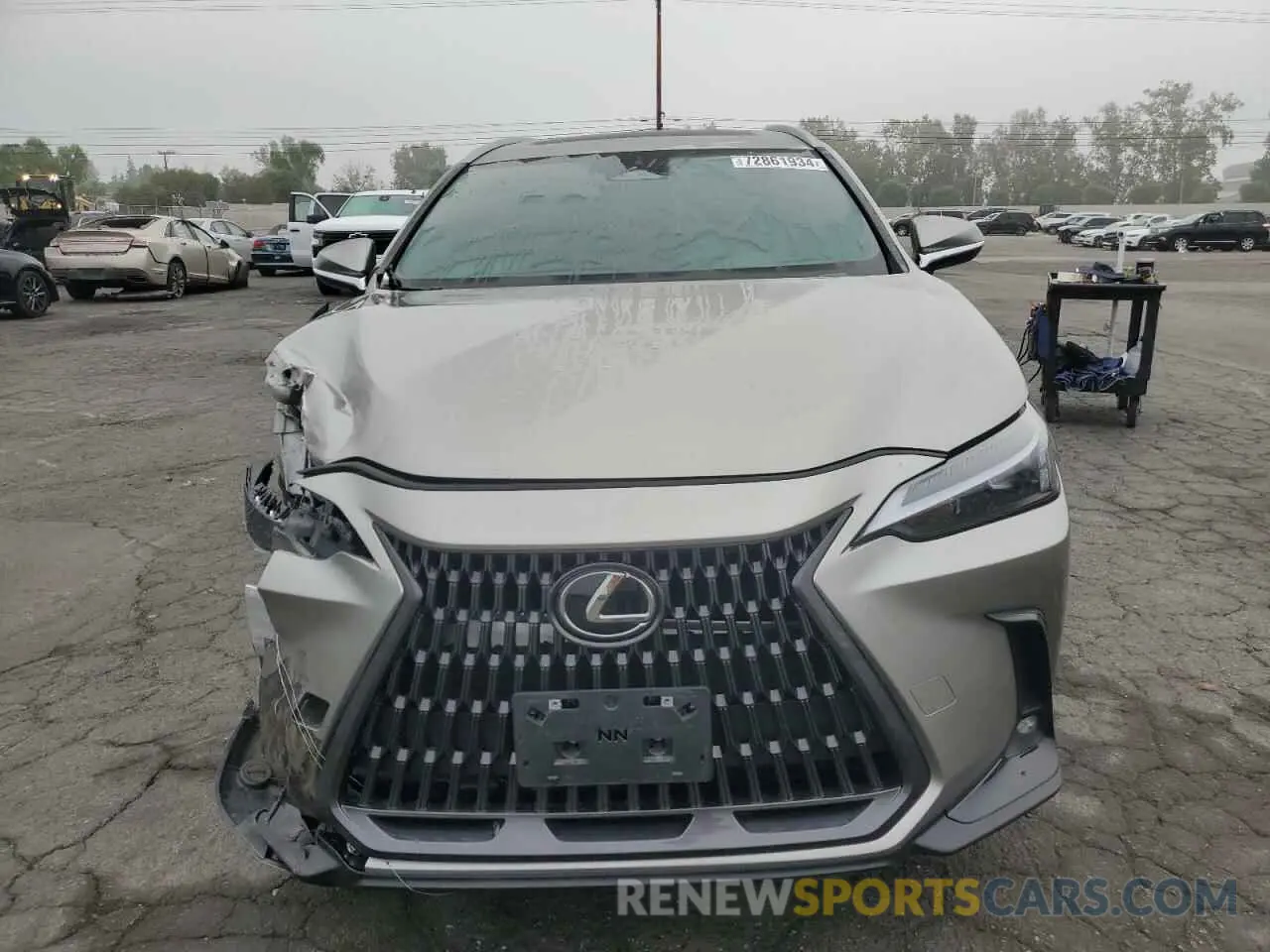 5 Photograph of a damaged car 2T2AGCEZ9NC010933 LEXUS NX 350 2022