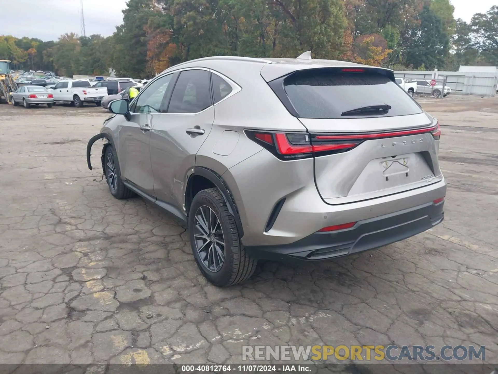 3 Photograph of a damaged car 2T2GGCEZ0NC007106 LEXUS NX 350 2022