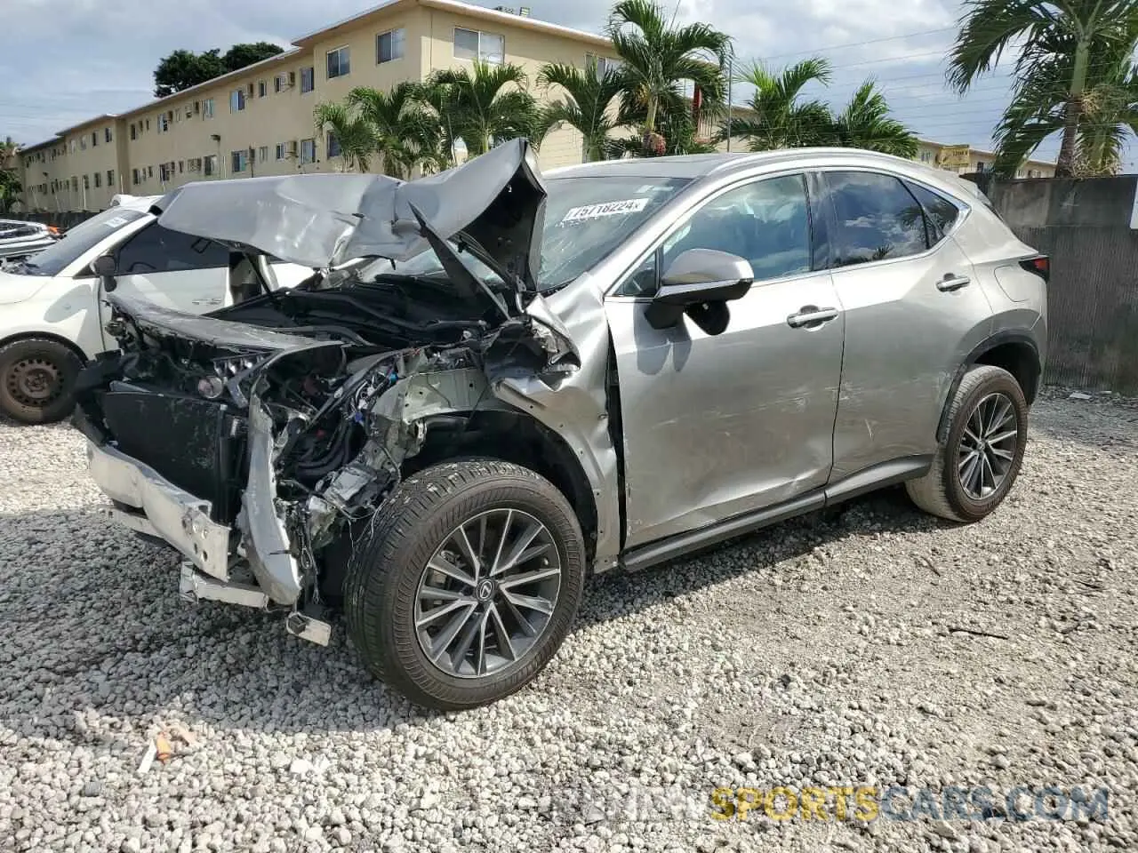 1 Photograph of a damaged car 2T2GGCEZ1NC008202 LEXUS NX 350 2022
