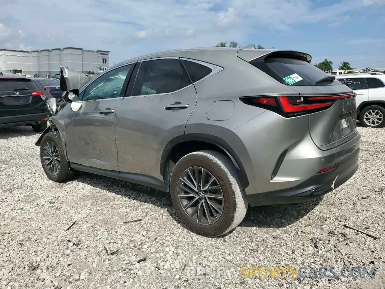 2 Photograph of a damaged car 2T2GGCEZ1NC008202 LEXUS NX 350 2022