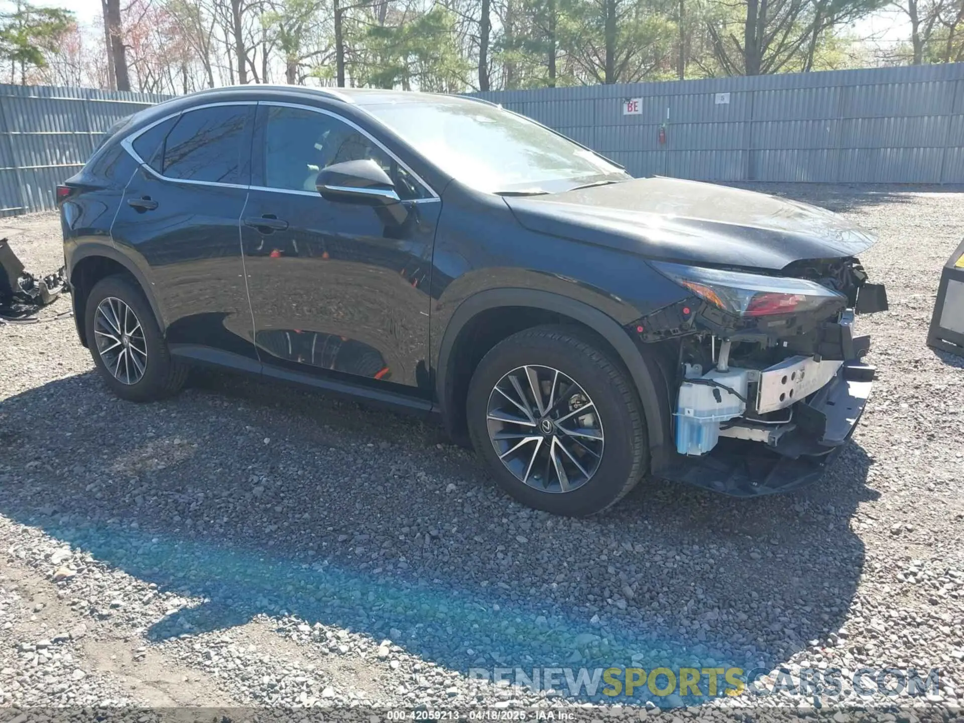 1 Photograph of a damaged car 2T2GGCEZ2NC004465 LEXUS NX 350 2022