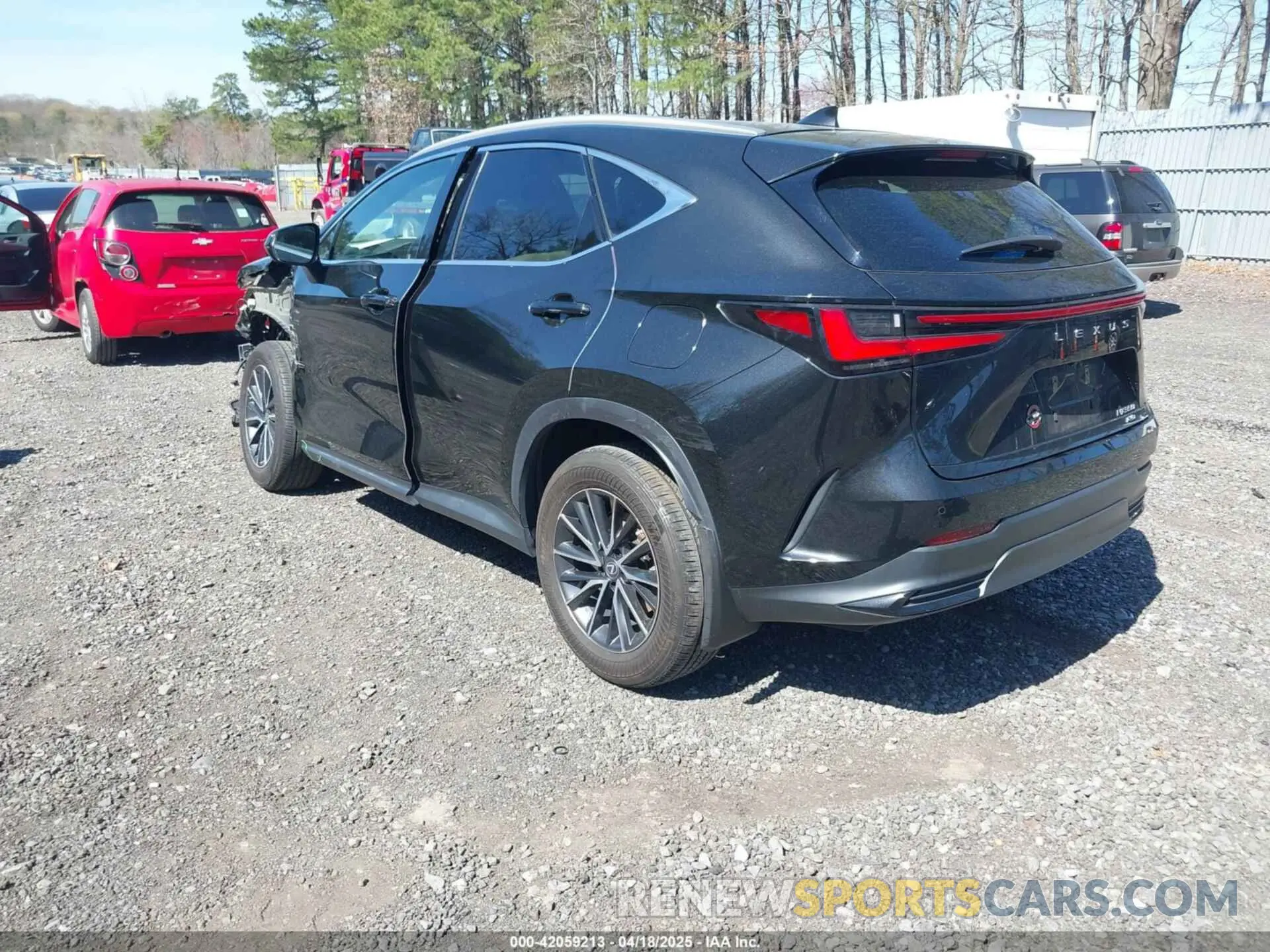 3 Photograph of a damaged car 2T2GGCEZ2NC004465 LEXUS NX 350 2022