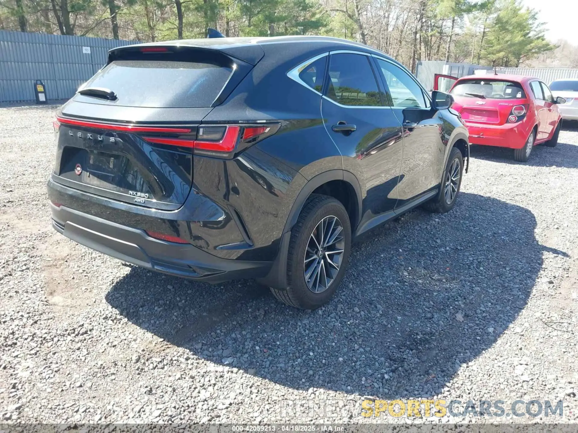 4 Photograph of a damaged car 2T2GGCEZ2NC004465 LEXUS NX 350 2022
