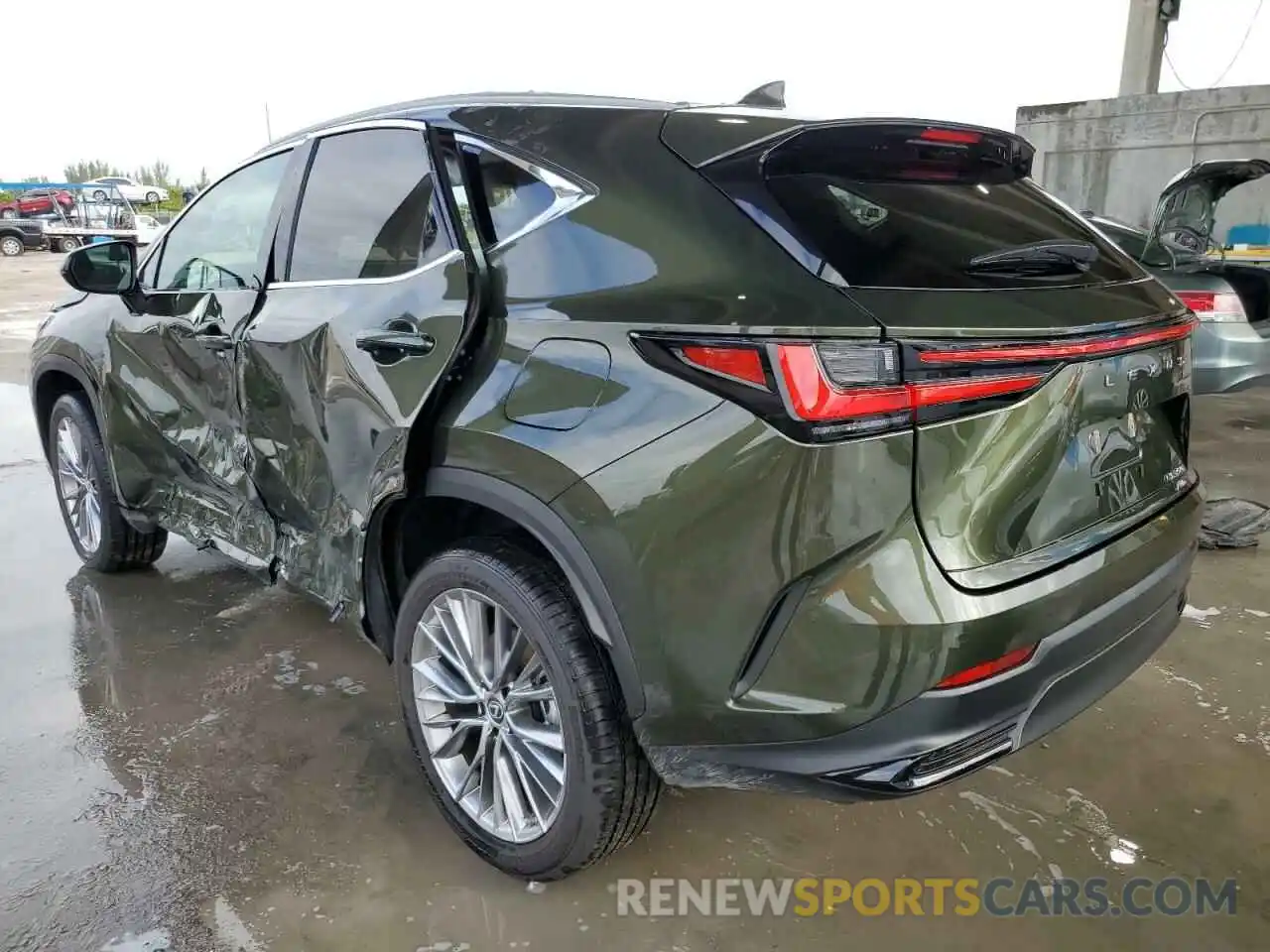 2 Photograph of a damaged car 2T2GGCEZ2NC012307 LEXUS NX 350 2022