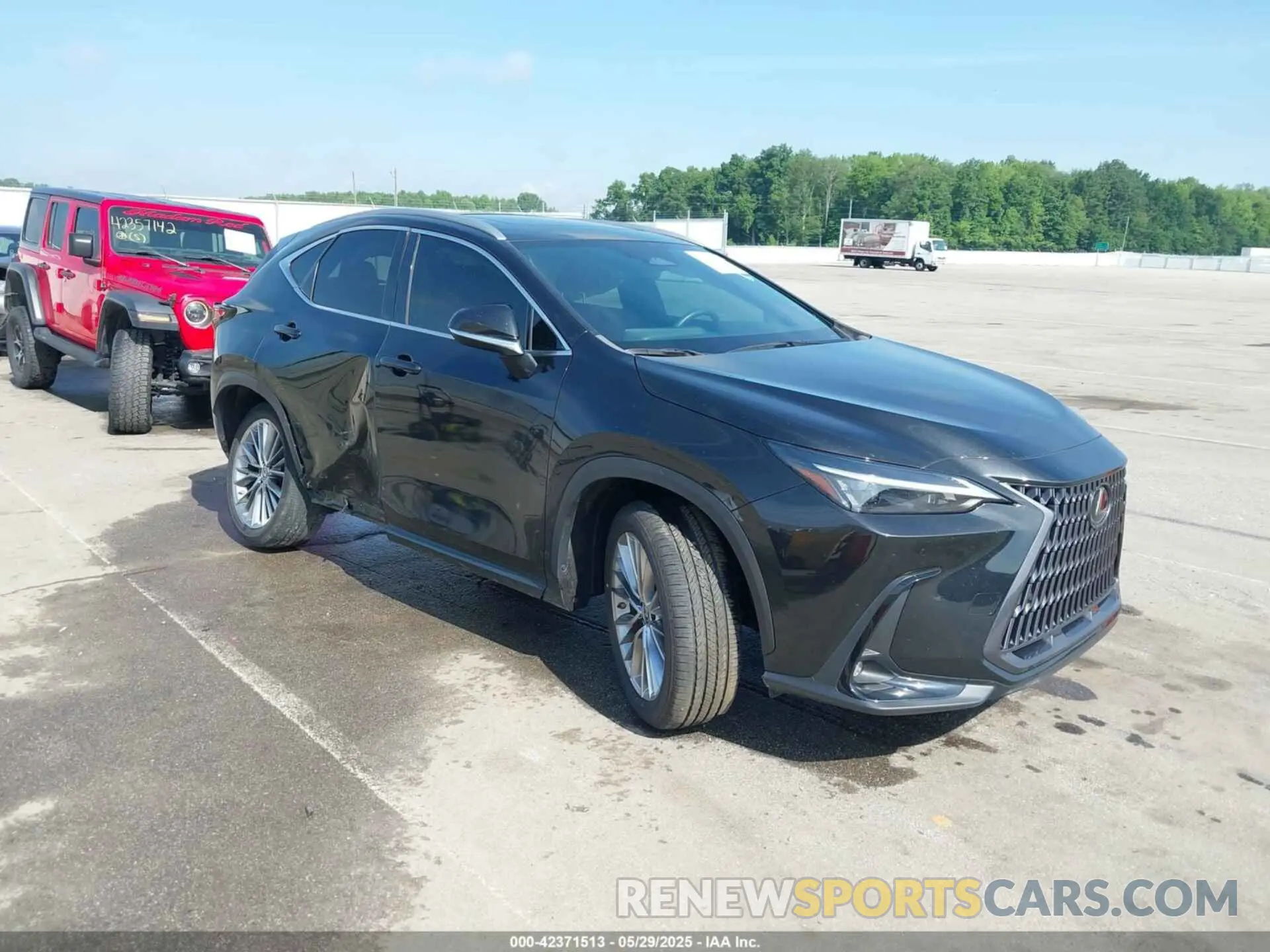 1 Photograph of a damaged car 2T2GGCEZ4NC003026 LEXUS NX 350 2022