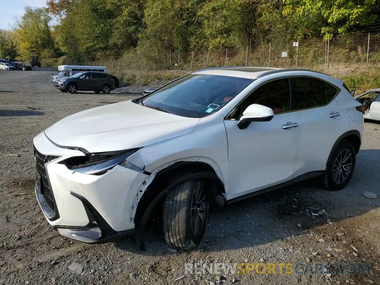 1 Photograph of a damaged car 2T2GGCEZ4NC003222 LEXUS NX 350 2022