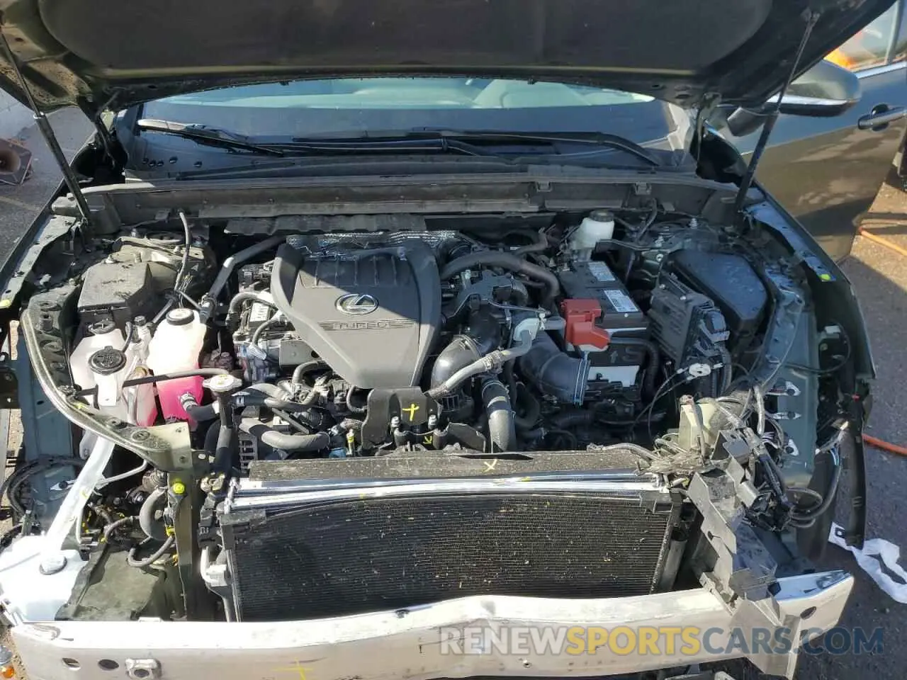 11 Photograph of a damaged car 2T2GGCEZ5NC007649 LEXUS NX 350 2022
