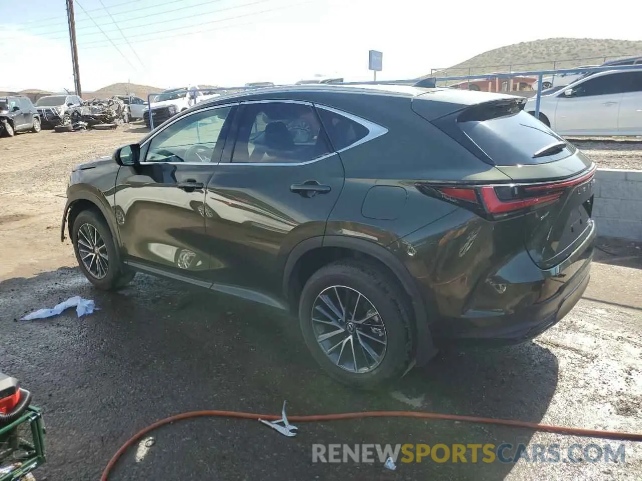 2 Photograph of a damaged car 2T2GGCEZ5NC007649 LEXUS NX 350 2022