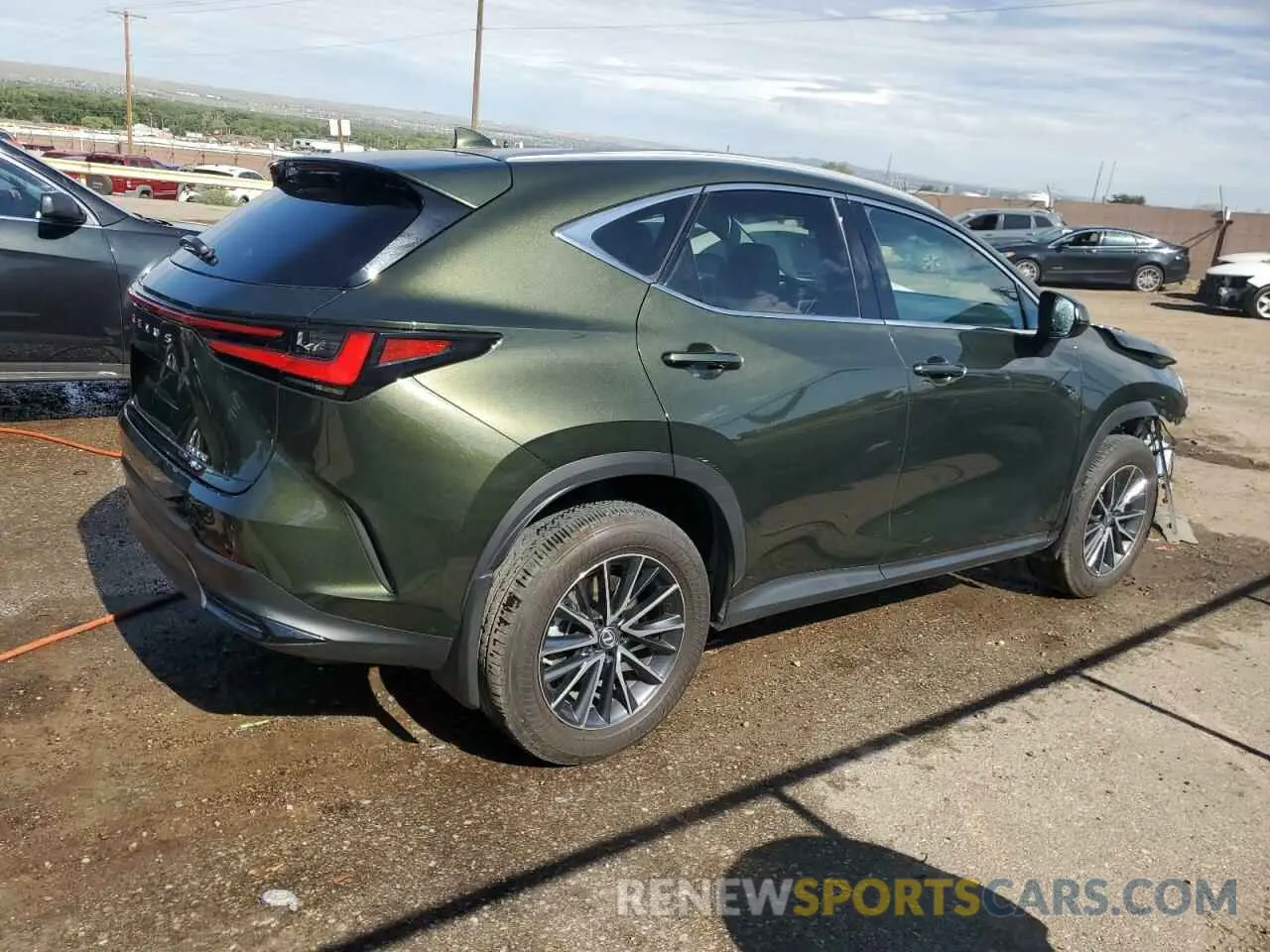 3 Photograph of a damaged car 2T2GGCEZ5NC007649 LEXUS NX 350 2022