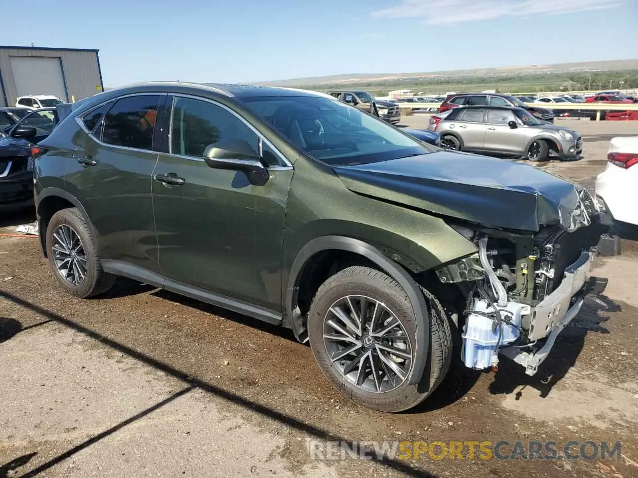 4 Photograph of a damaged car 2T2GGCEZ5NC007649 LEXUS NX 350 2022