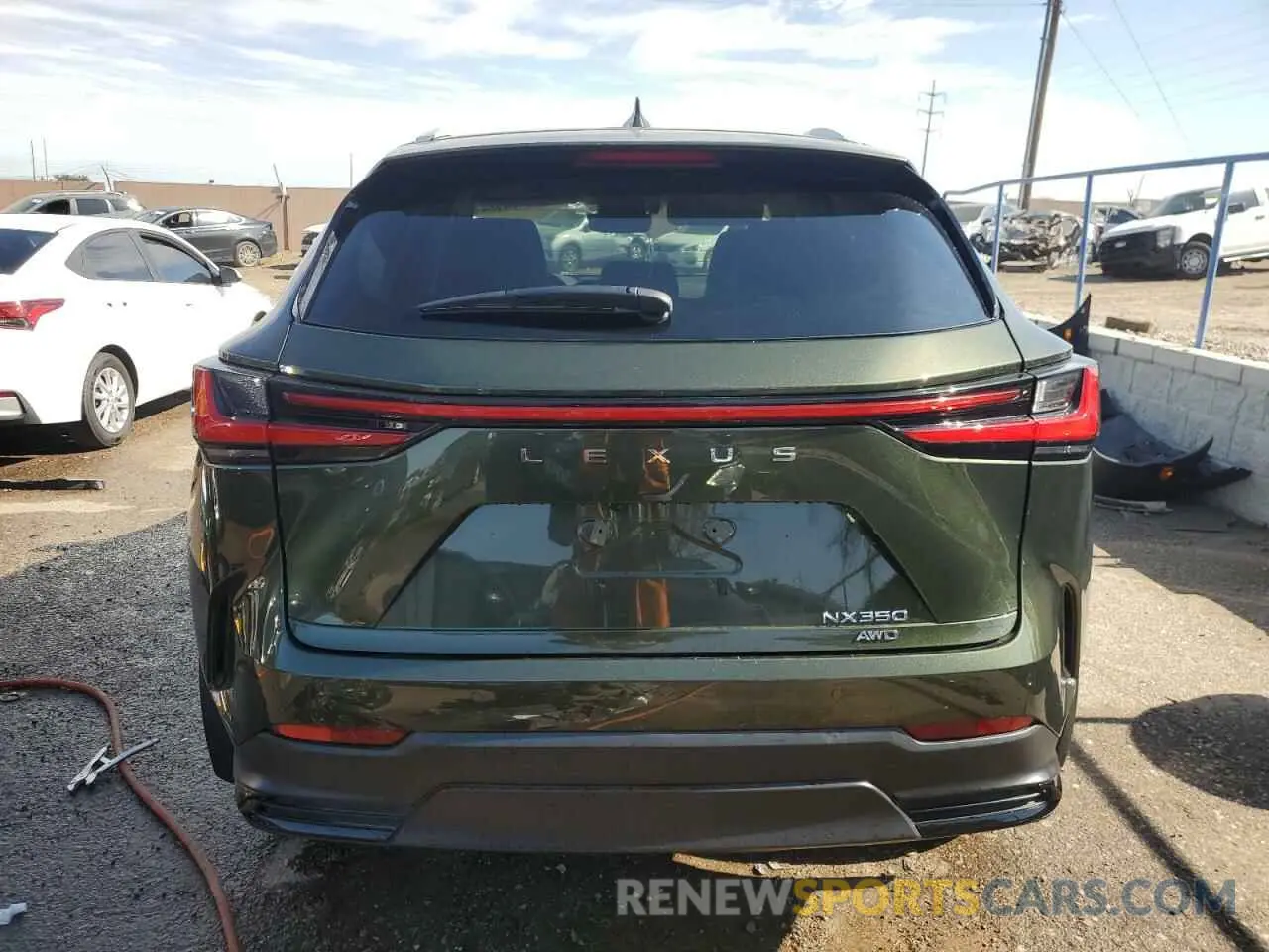 6 Photograph of a damaged car 2T2GGCEZ5NC007649 LEXUS NX 350 2022