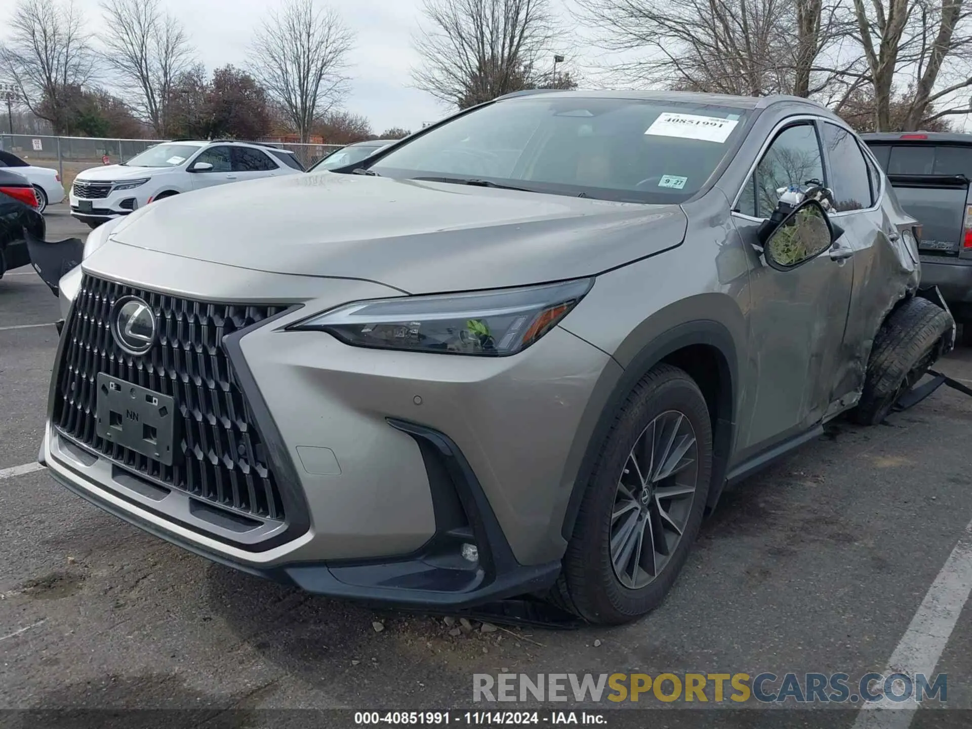 2 Photograph of a damaged car 2T2GGCEZ7NC008723 LEXUS NX 350 2022