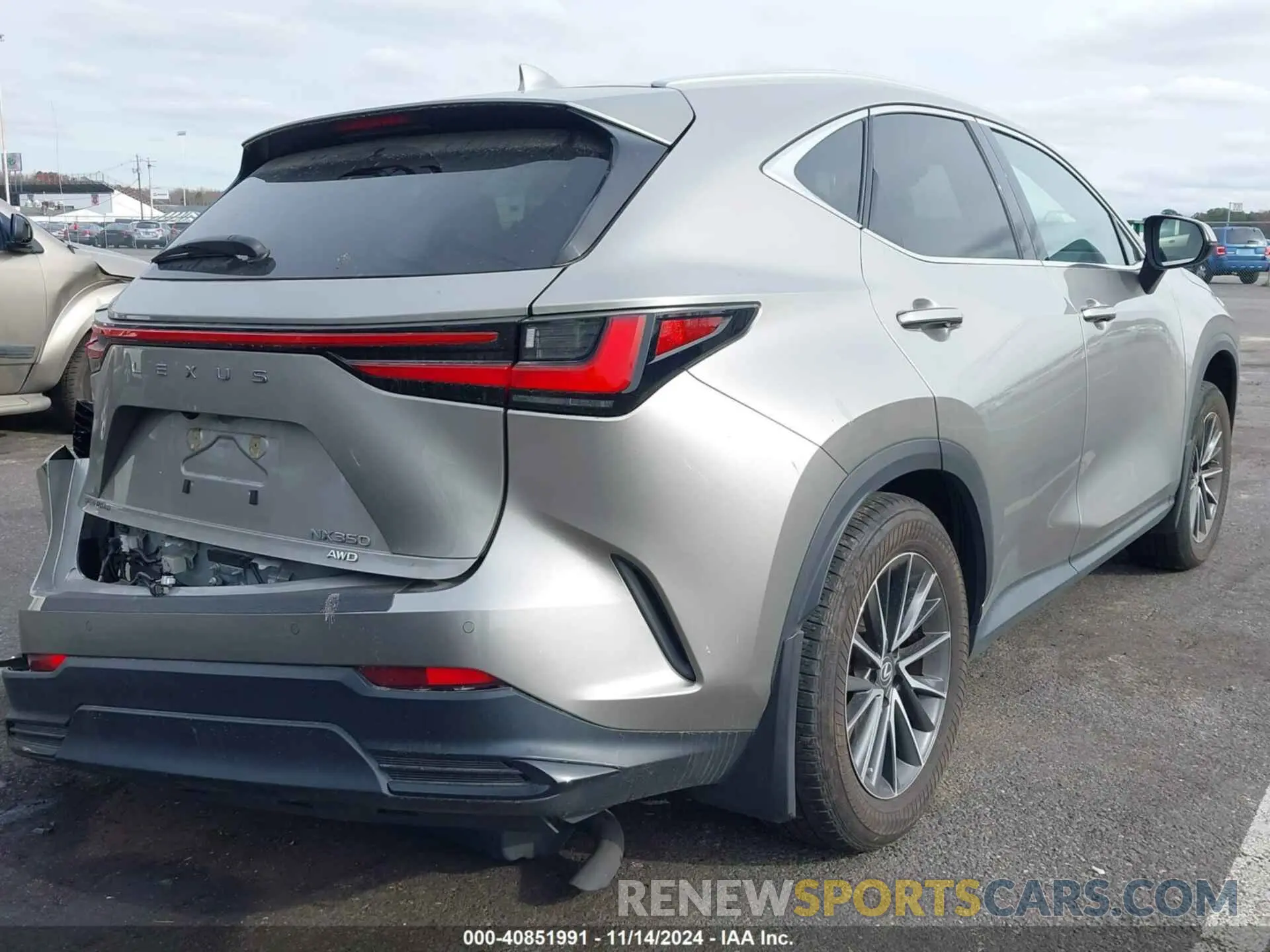 4 Photograph of a damaged car 2T2GGCEZ7NC008723 LEXUS NX 350 2022
