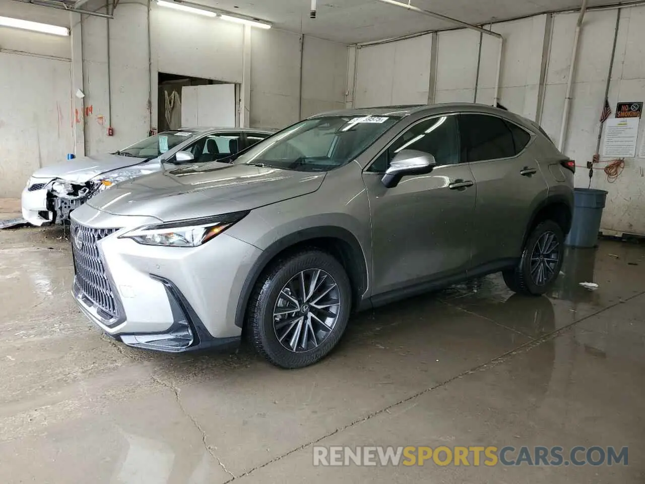1 Photograph of a damaged car 2T2GGCEZ8NC008617 LEXUS NX 350 2022