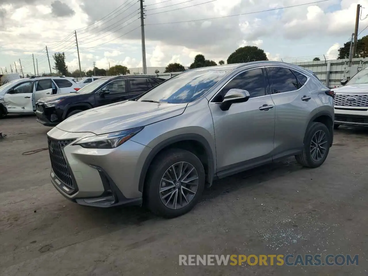 1 Photograph of a damaged car 2T2GGCEZXNC010403 LEXUS NX 350 2022