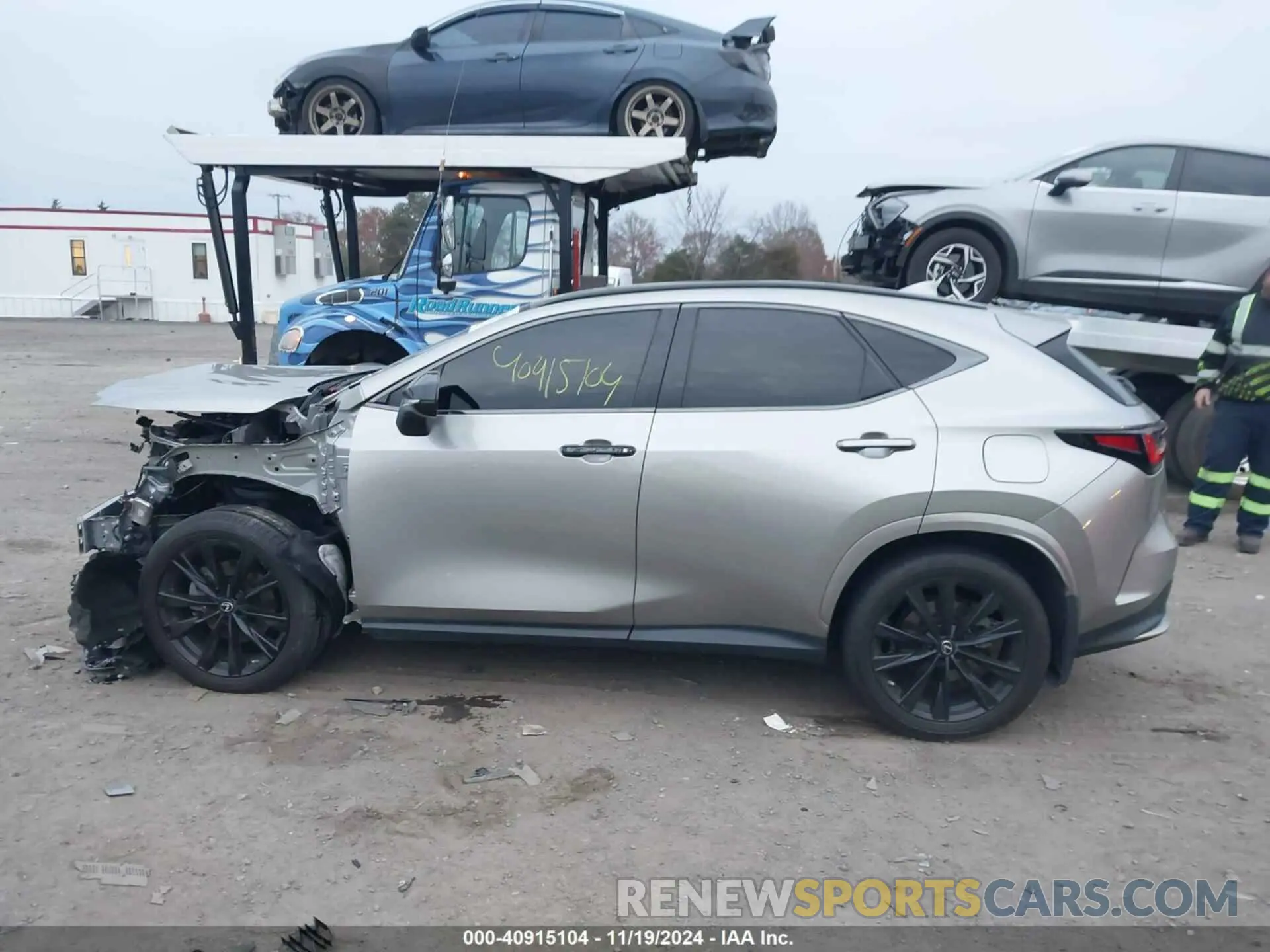 14 Photograph of a damaged car 2T2KGCEZ5NC003823 LEXUS NX 350 2022