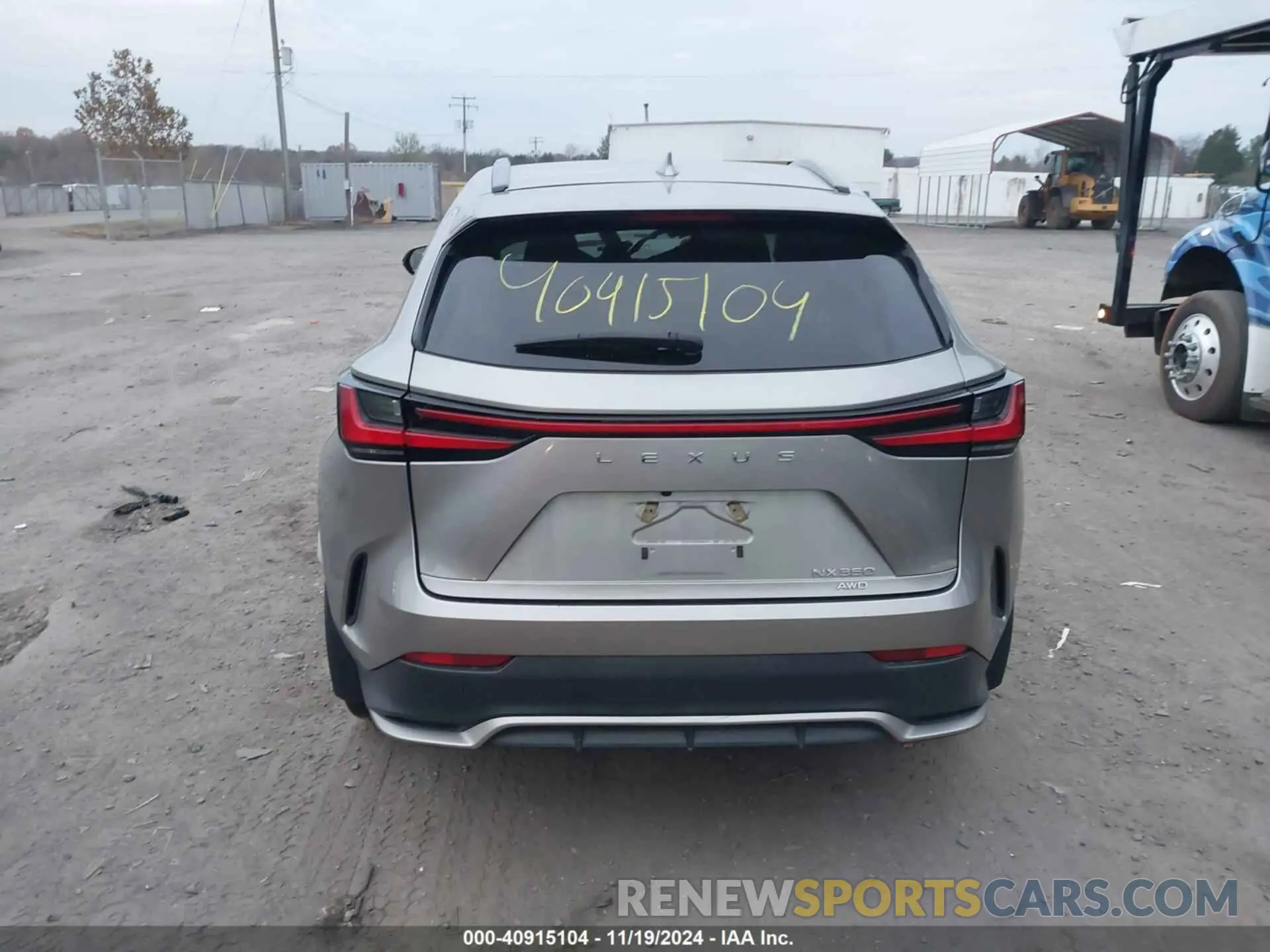 16 Photograph of a damaged car 2T2KGCEZ5NC003823 LEXUS NX 350 2022