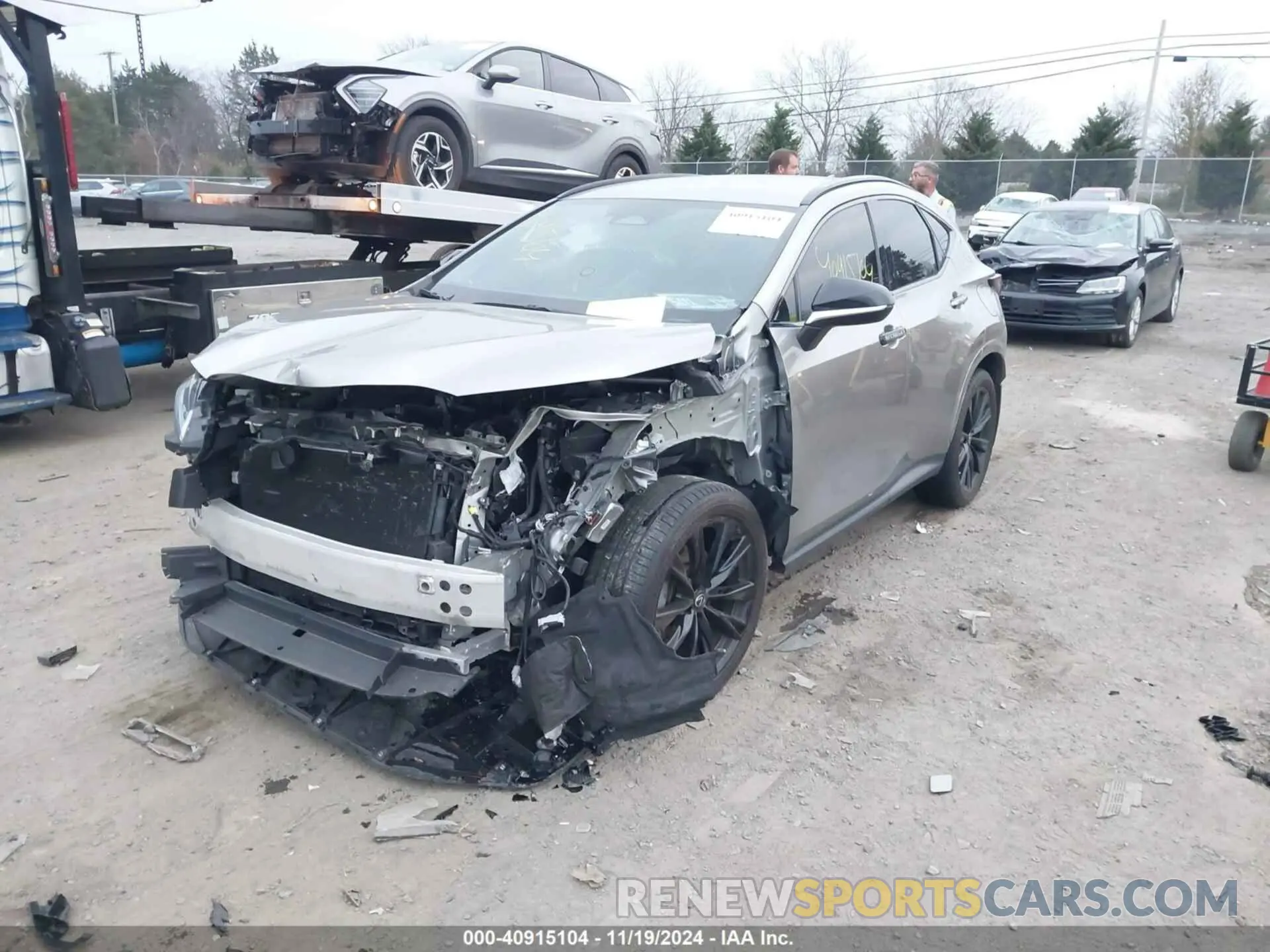 2 Photograph of a damaged car 2T2KGCEZ5NC003823 LEXUS NX 350 2022