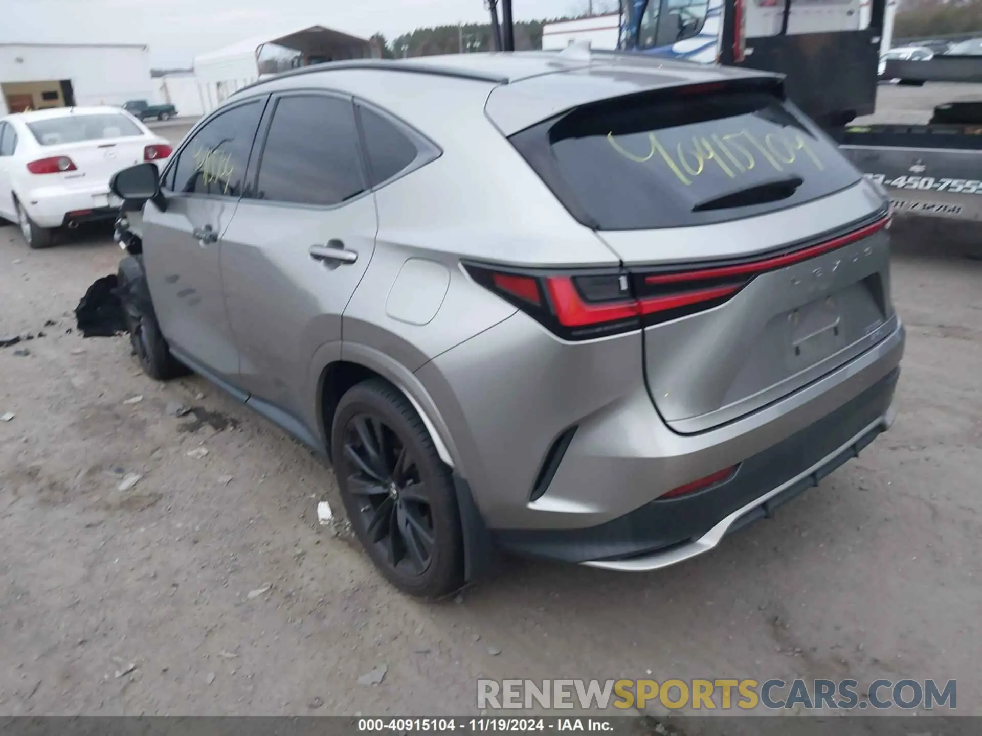 3 Photograph of a damaged car 2T2KGCEZ5NC003823 LEXUS NX 350 2022