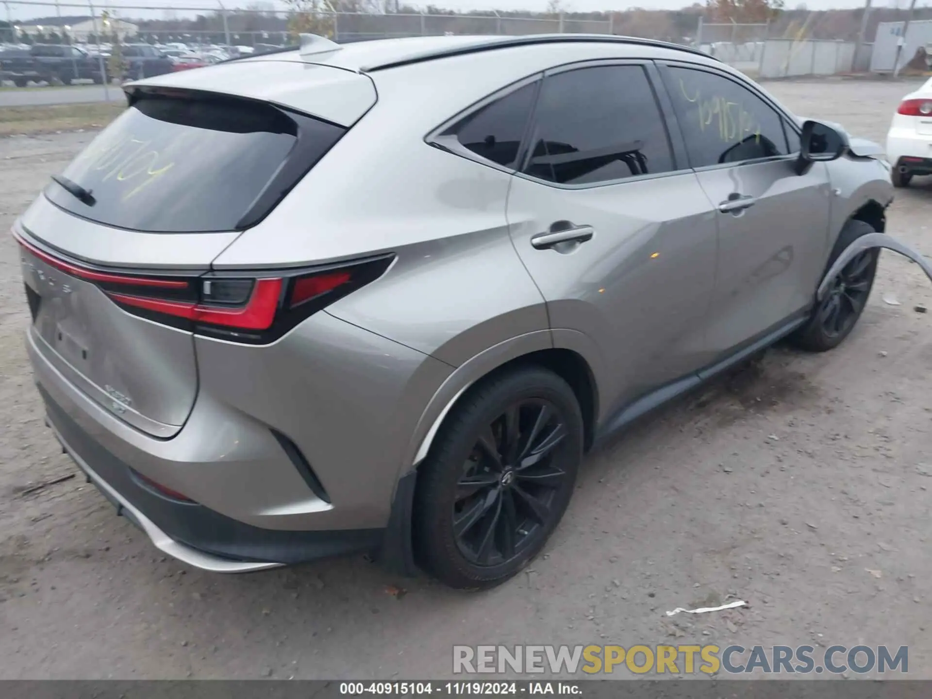 4 Photograph of a damaged car 2T2KGCEZ5NC003823 LEXUS NX 350 2022