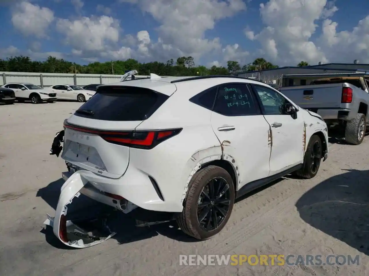 4 Photograph of a damaged car 2T2KGCEZ6NC001742 LEXUS NX 350 2022