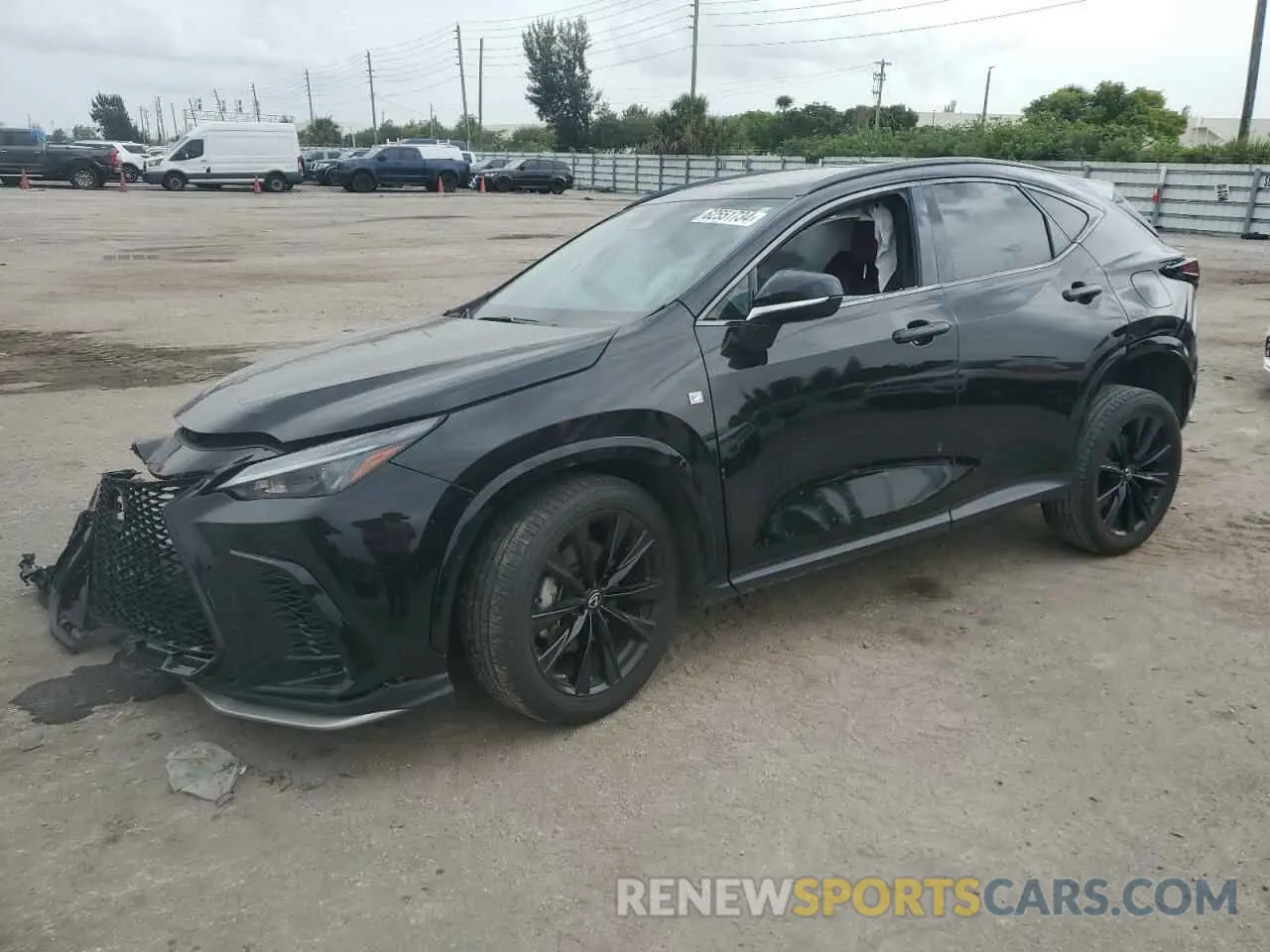 1 Photograph of a damaged car 2T2KGCEZ8NC014086 LEXUS NX 350 2022