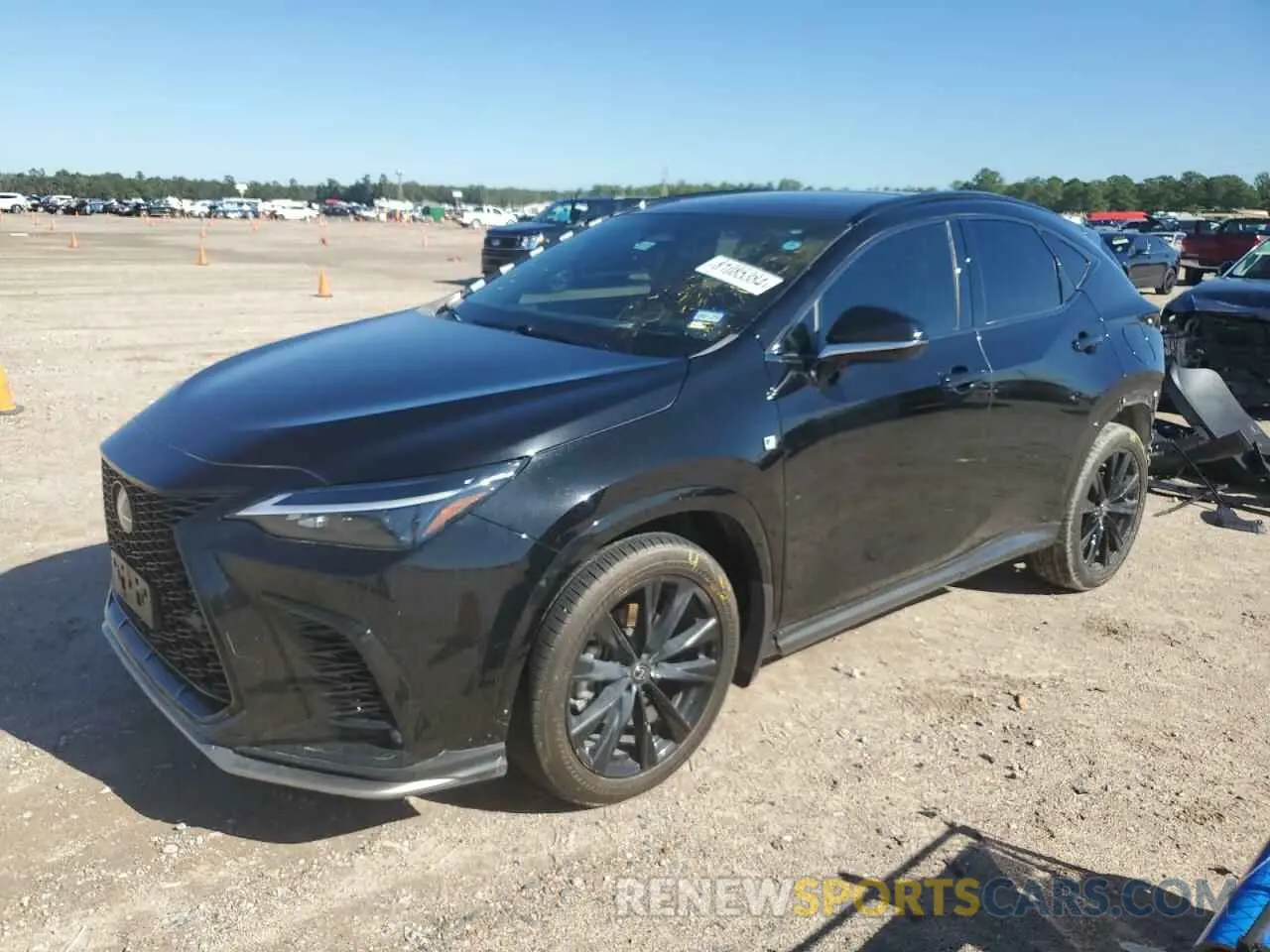 1 Photograph of a damaged car 2T2KGCEZXNC005132 LEXUS NX 350 2022