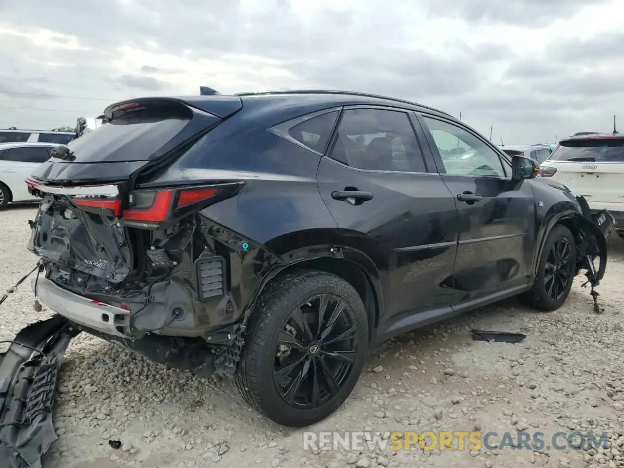 3 Photograph of a damaged car 2T2KGCEZXNC014400 LEXUS NX 350 2022