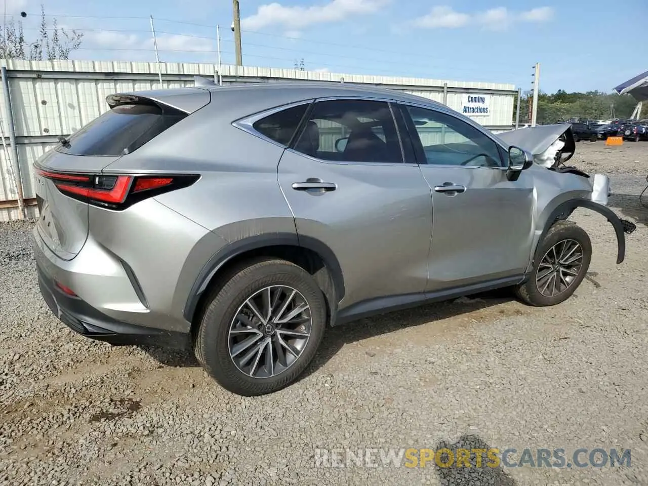 3 Photograph of a damaged car JTJAGCEZ8N2003942 LEXUS NX 350 2022