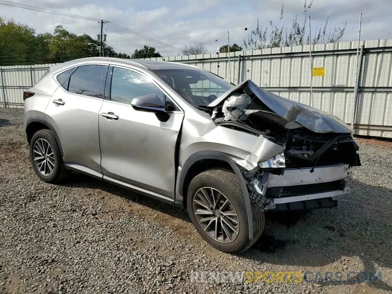 4 Photograph of a damaged car JTJAGCEZ8N2003942 LEXUS NX 350 2022