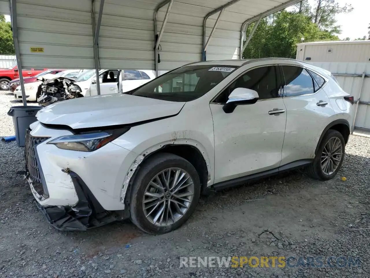1 Photograph of a damaged car JTJGGCEZ2N5001032 LEXUS NX 350 2022