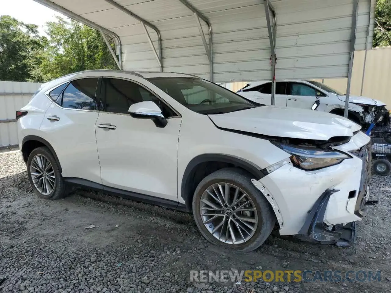 4 Photograph of a damaged car JTJGGCEZ2N5001032 LEXUS NX 350 2022