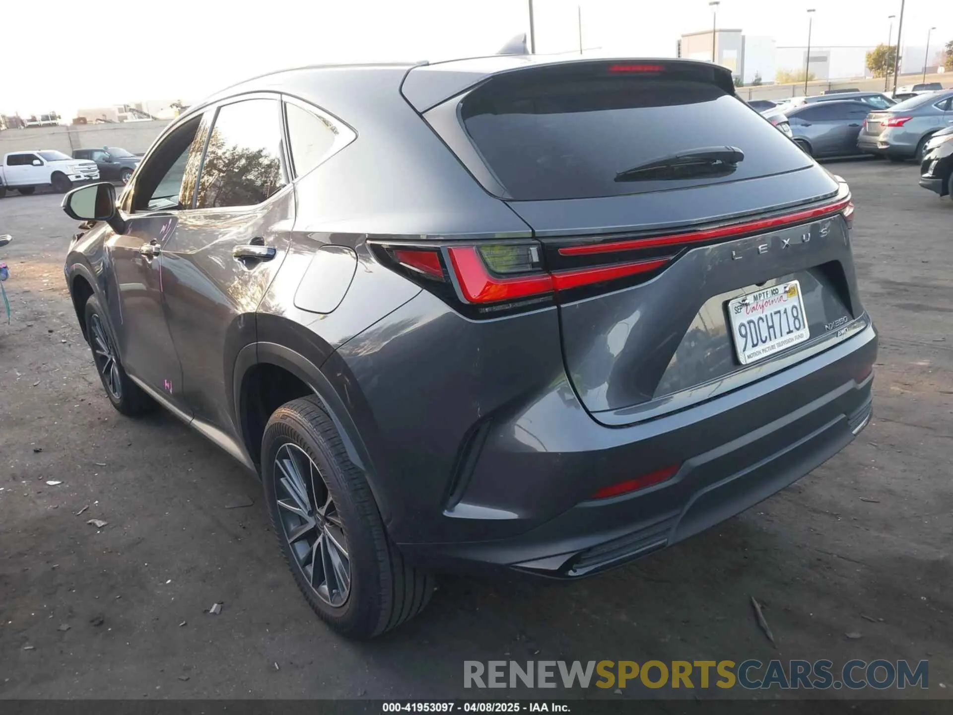 3 Photograph of a damaged car JTJGGCEZ5N5004331 LEXUS NX 350 2022