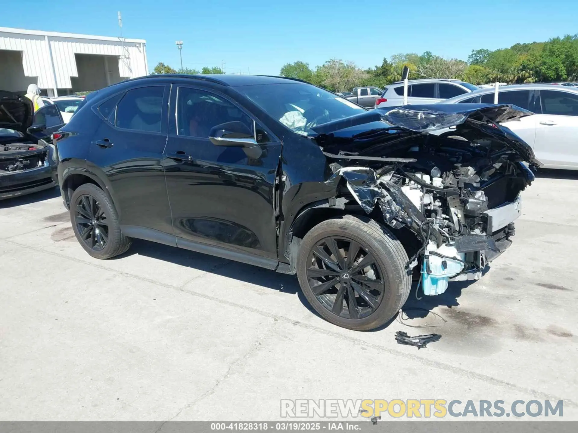 1 Photograph of a damaged car JTJKGCEZ6N5000248 LEXUS NX 350 2022