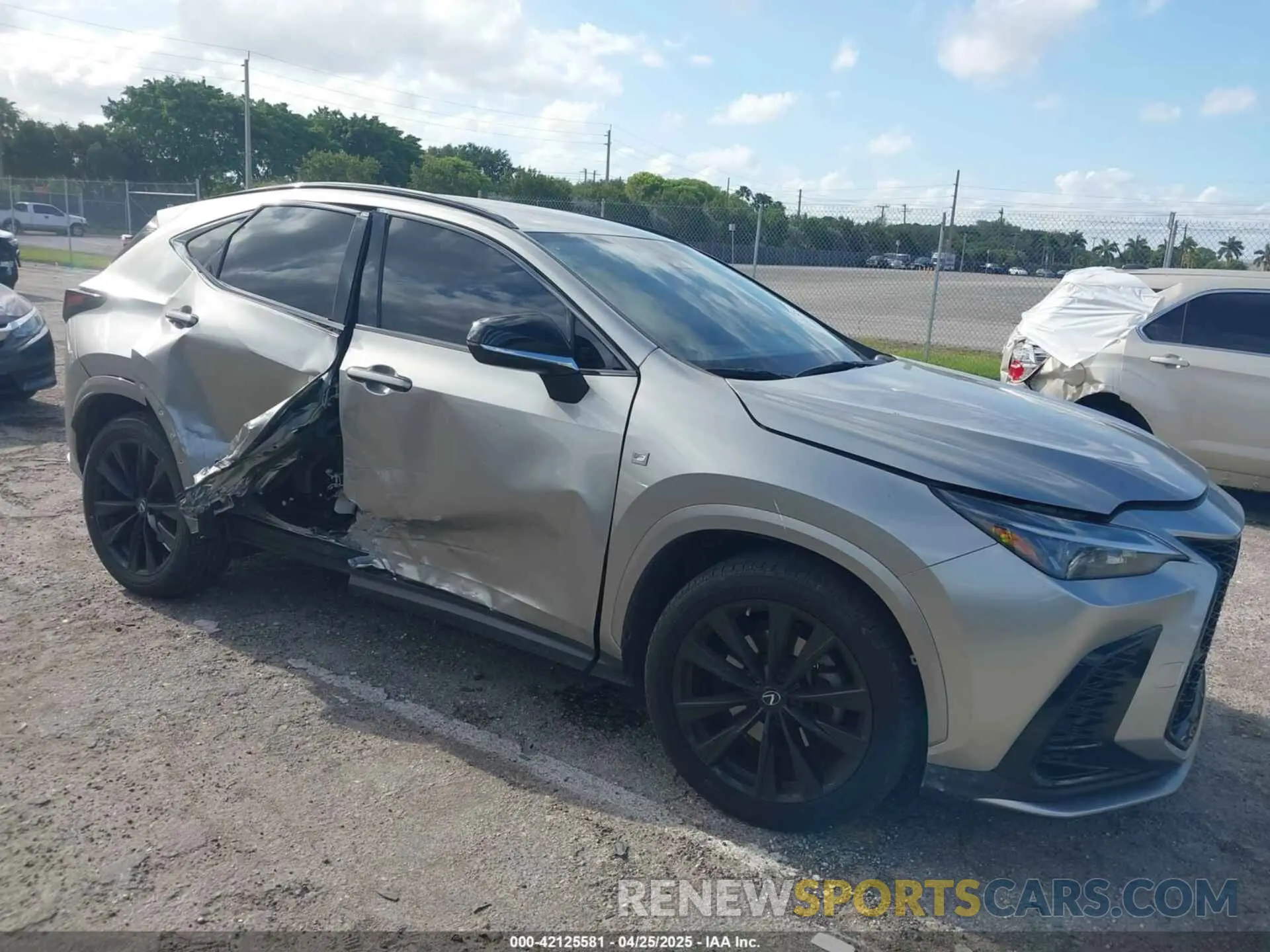 1 Photograph of a damaged car JTJKGCEZXN5001287 LEXUS NX 350 2022