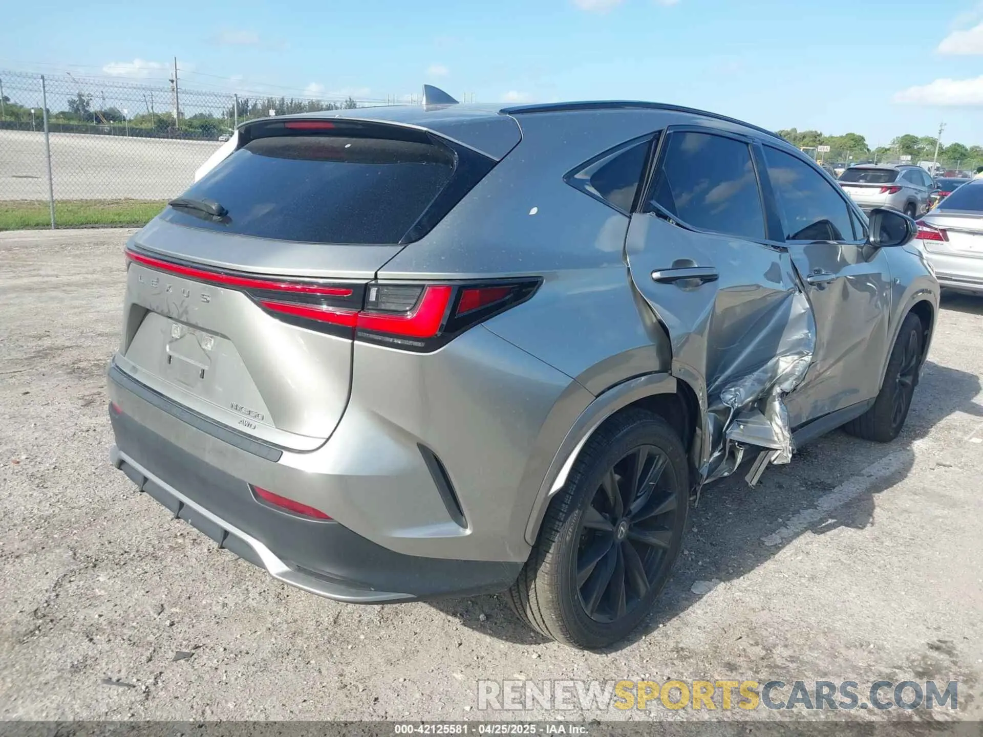 4 Photograph of a damaged car JTJKGCEZXN5001287 LEXUS NX 350 2022