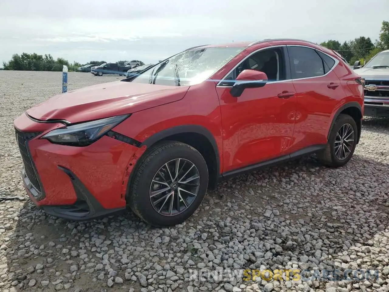 1 Photograph of a damaged car 2T2AGCEZ2PC030136 LEXUS NX 350 2023