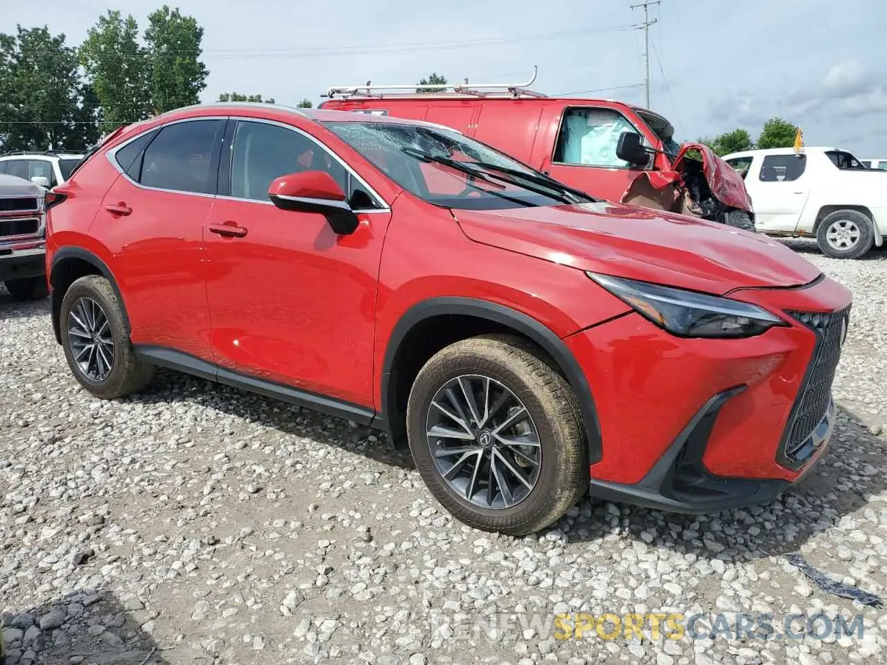 4 Photograph of a damaged car 2T2AGCEZ2PC030136 LEXUS NX 350 2023