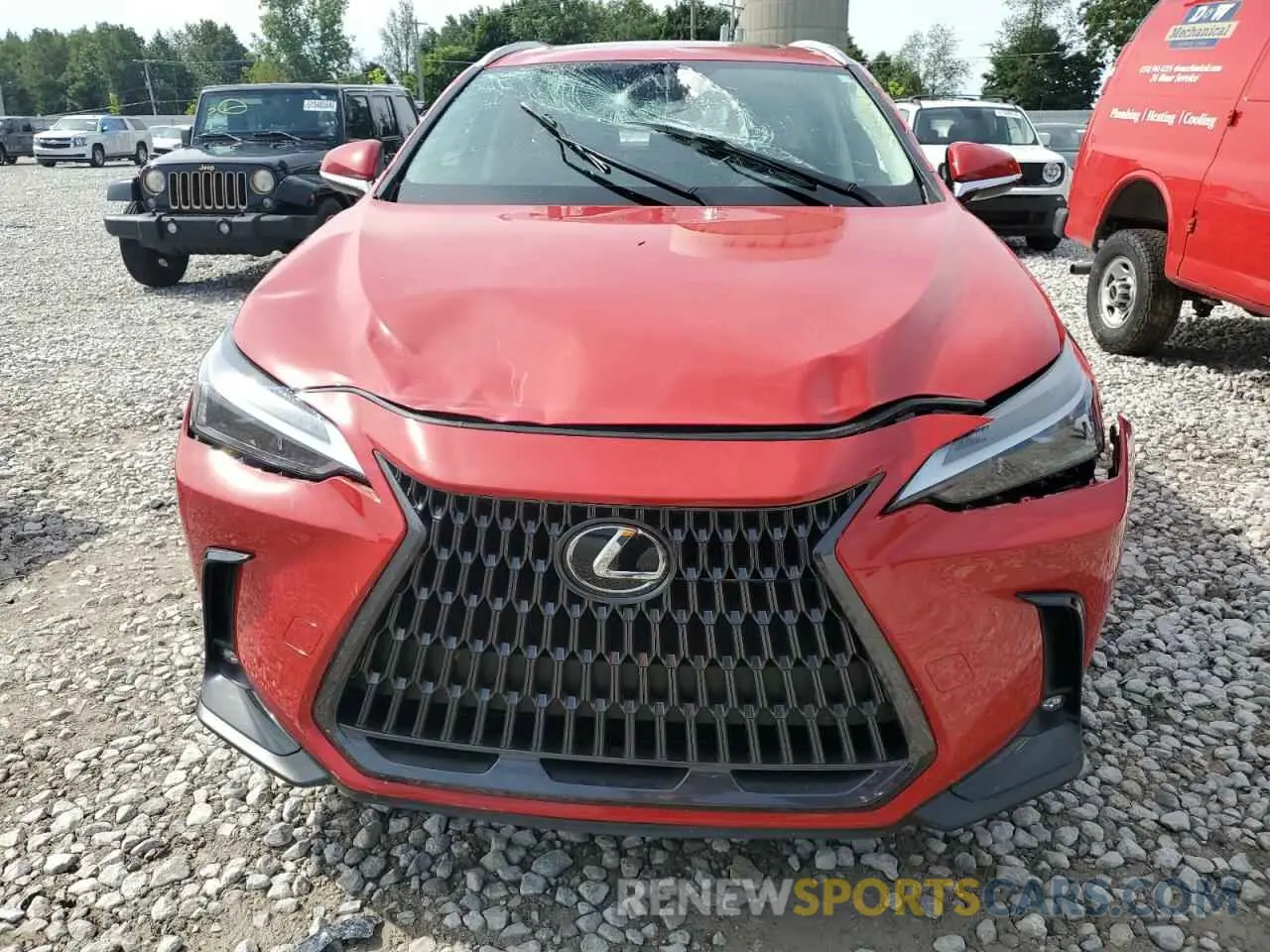 5 Photograph of a damaged car 2T2AGCEZ2PC030136 LEXUS NX 350 2023