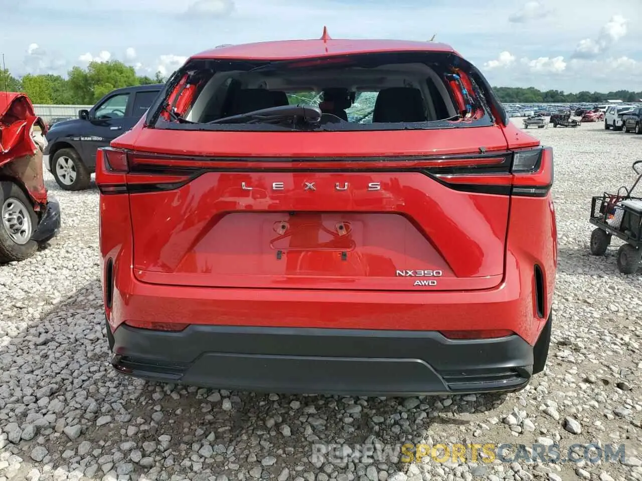6 Photograph of a damaged car 2T2AGCEZ2PC030136 LEXUS NX 350 2023