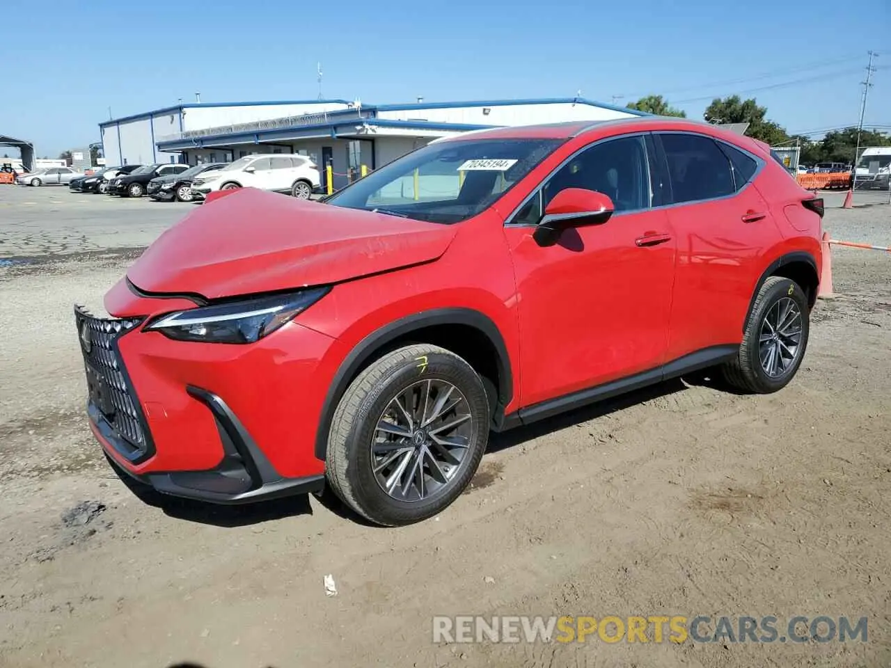 1 Photograph of a damaged car 2T2AGCEZXPC020633 LEXUS NX 350 2023