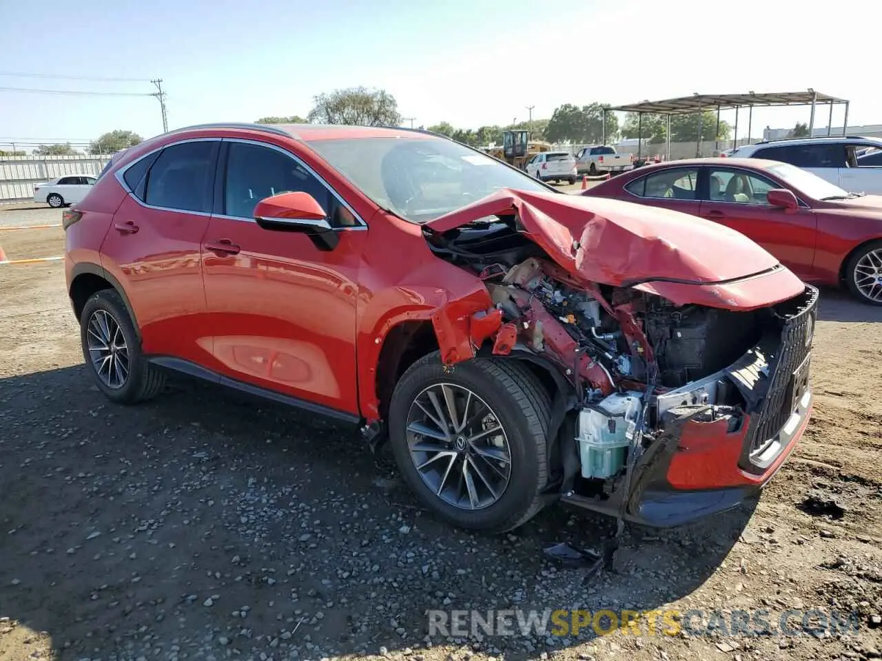 4 Photograph of a damaged car 2T2AGCEZXPC020633 LEXUS NX 350 2023