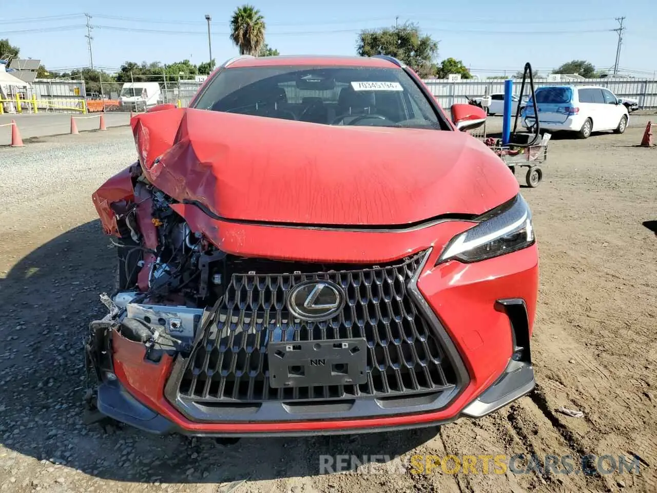5 Photograph of a damaged car 2T2AGCEZXPC020633 LEXUS NX 350 2023