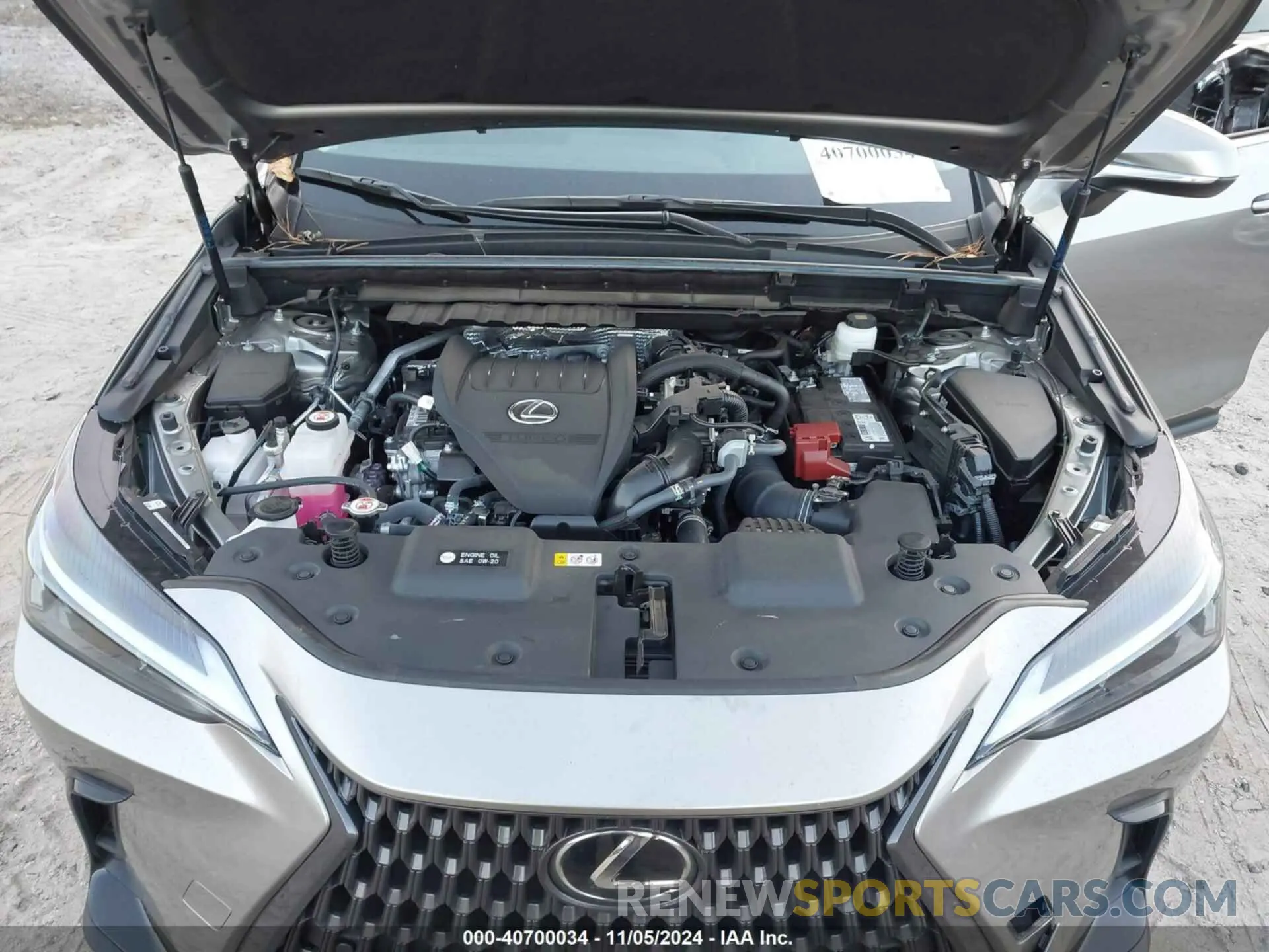 10 Photograph of a damaged car 2T2GGCEZ1PC019526 LEXUS NX 350 2023