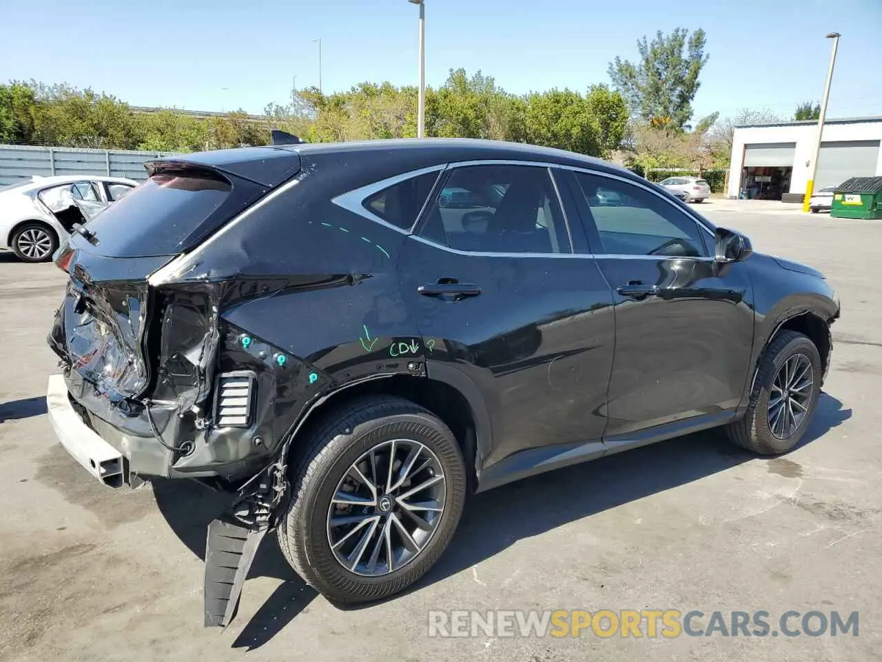 3 Photograph of a damaged car 2T2GGCEZ2PC019194 LEXUS NX 350 2023