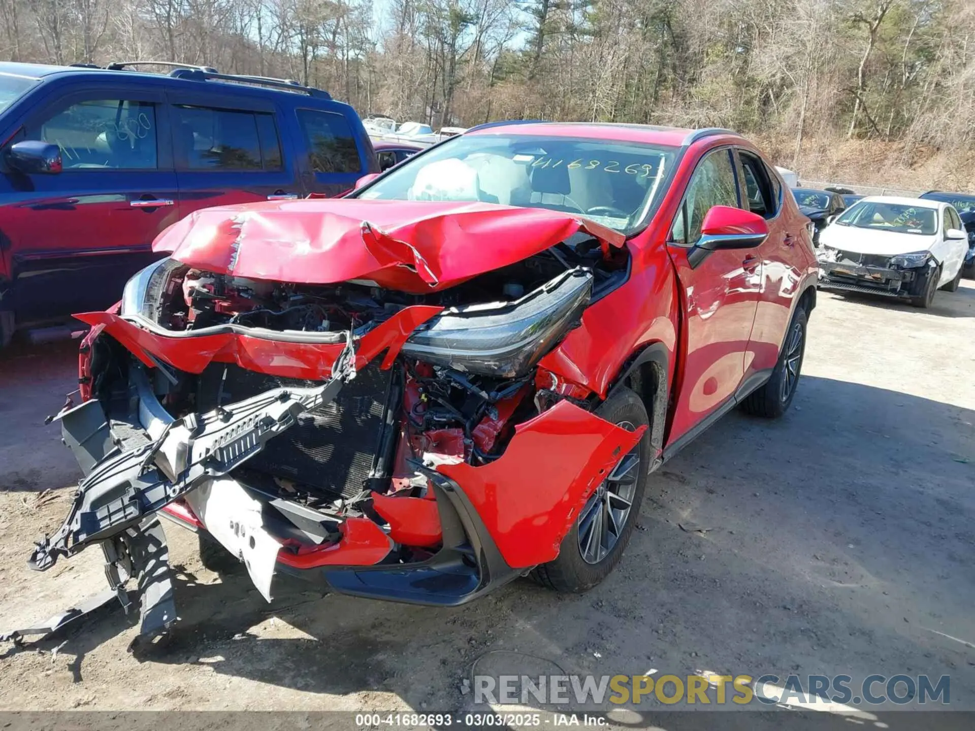 2 Photograph of a damaged car 2T2GGCEZ3PC019754 LEXUS NX 350 2023