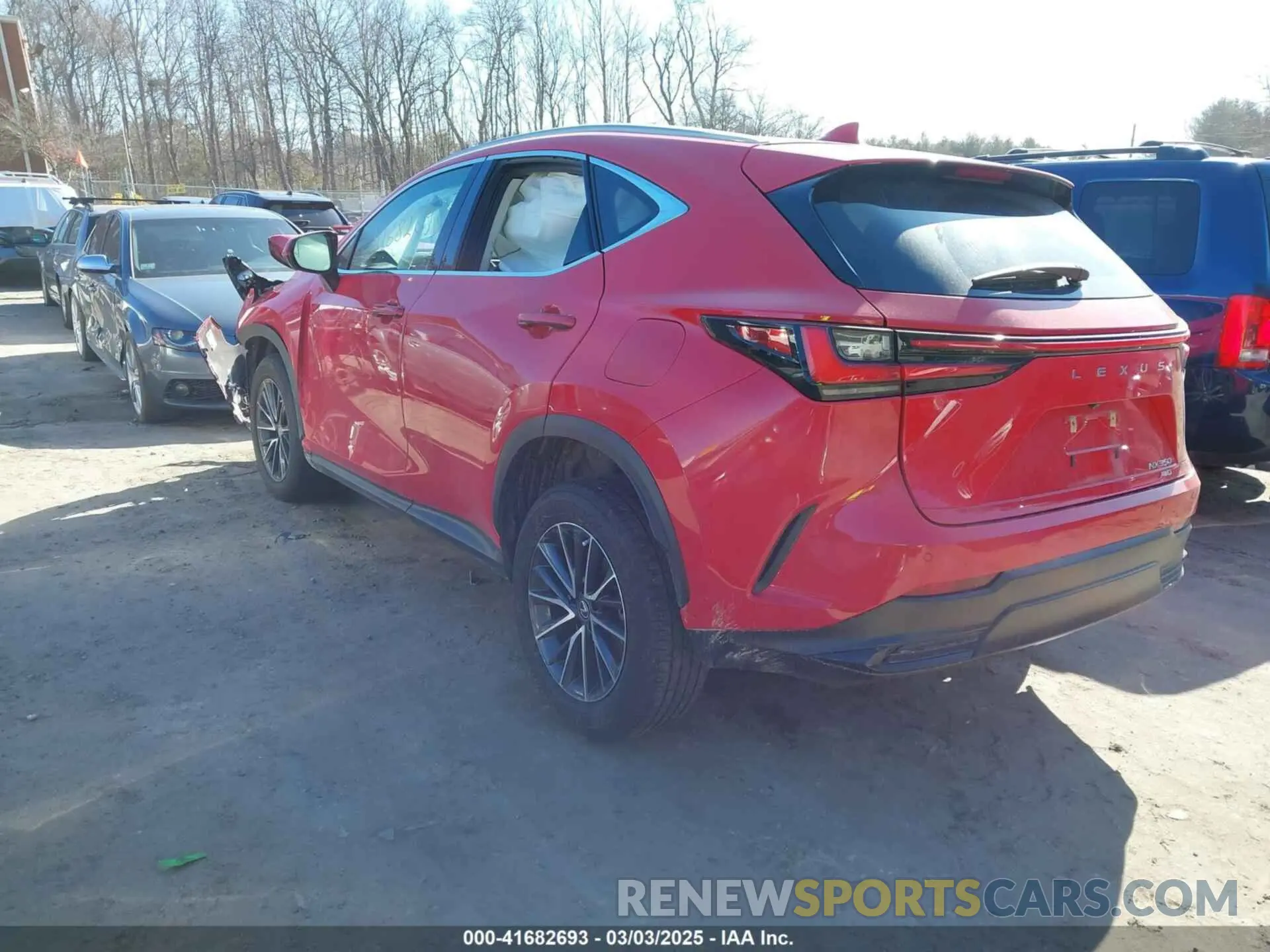 3 Photograph of a damaged car 2T2GGCEZ3PC019754 LEXUS NX 350 2023