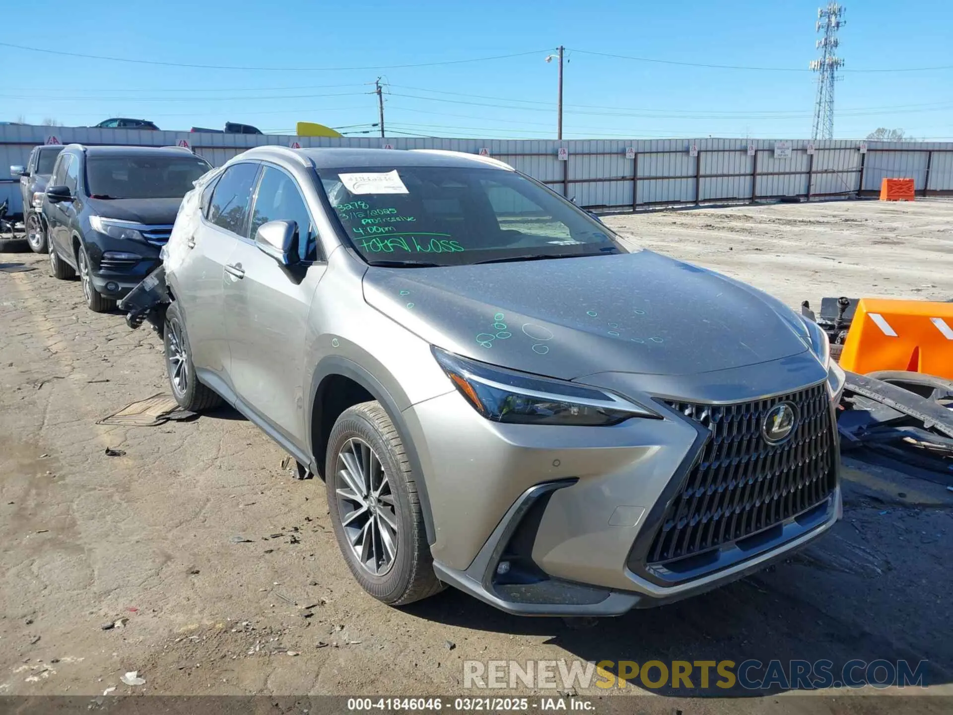 1 Photograph of a damaged car 2T2GGCEZ4PC020394 LEXUS NX 350 2023