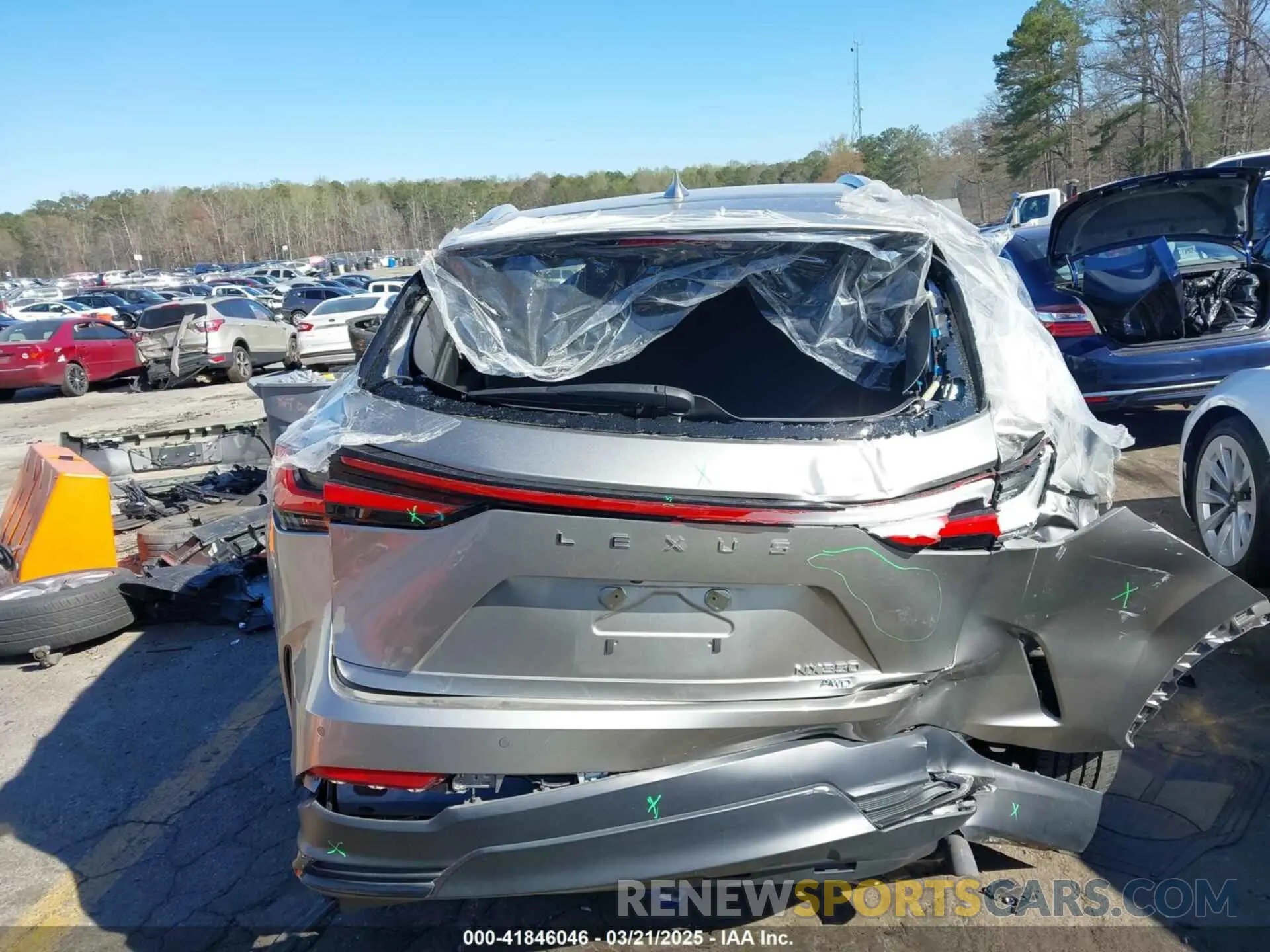 16 Photograph of a damaged car 2T2GGCEZ4PC020394 LEXUS NX 350 2023